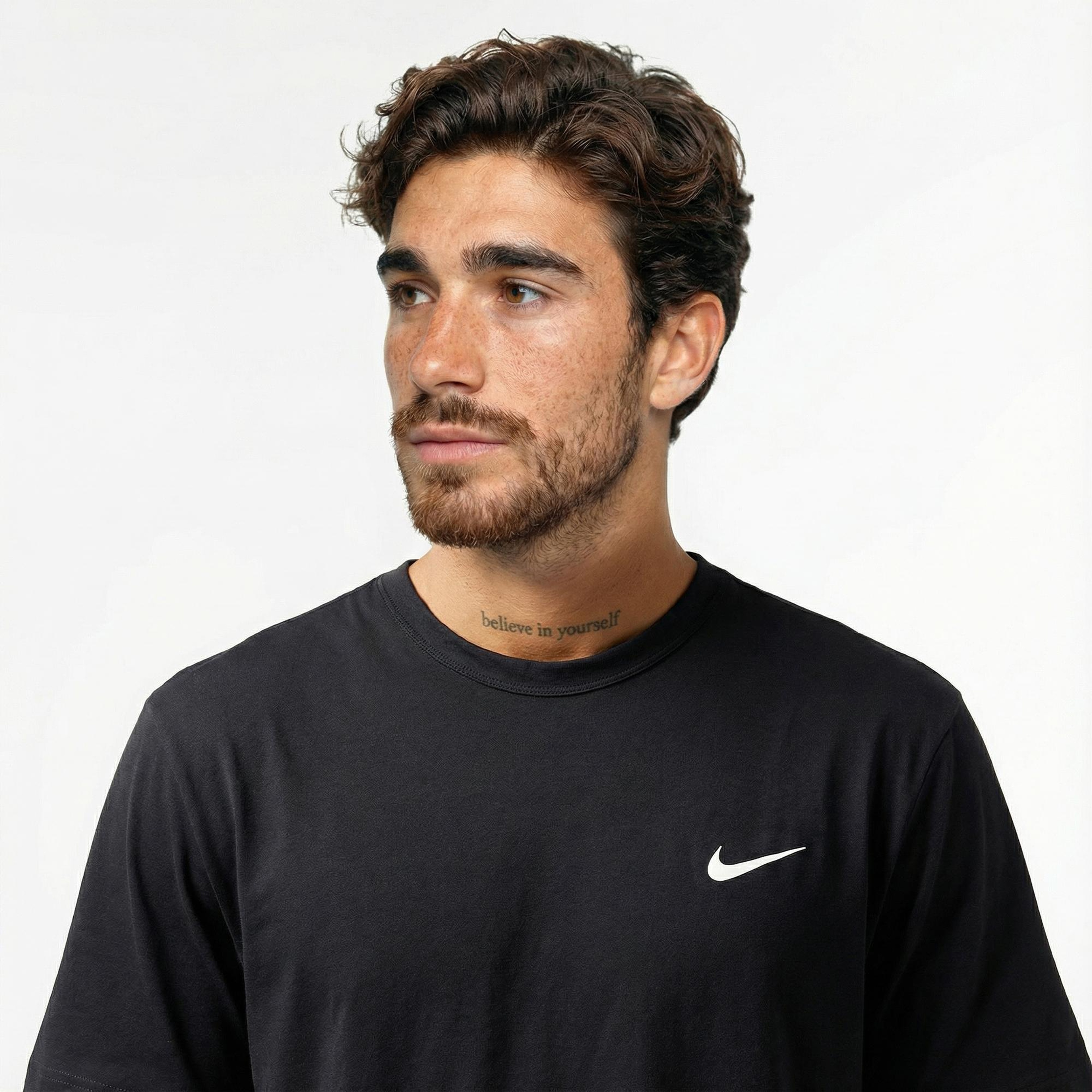 Nike Dri-Fit Hyverse Erkek Siyah T-Shirt