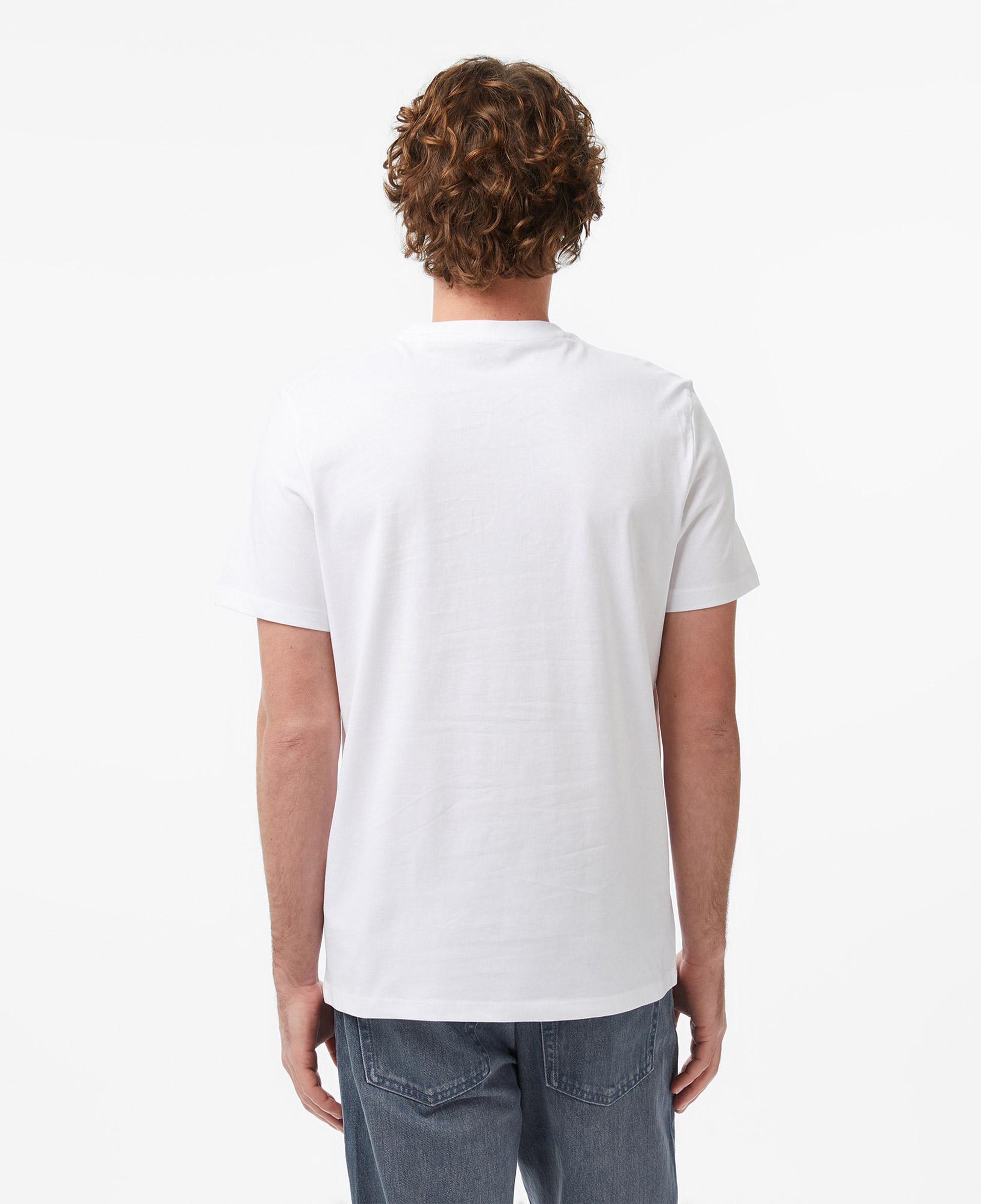 Guess Tiberio Aktif Oversize Fit Erkek Beyaz T-Shirt