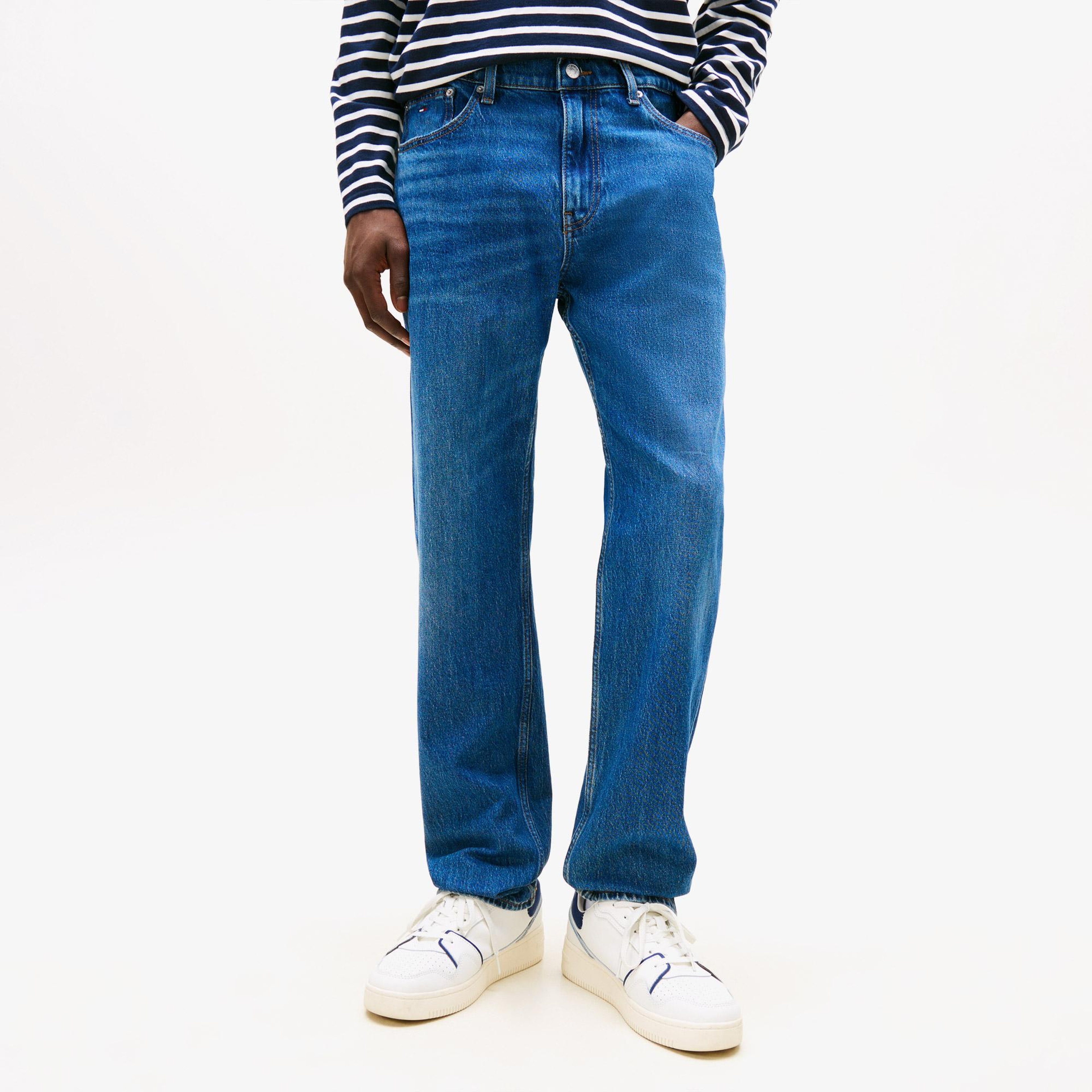 Tommy Jeans Ryan Slim Erkek Mavi Jean Pantolon