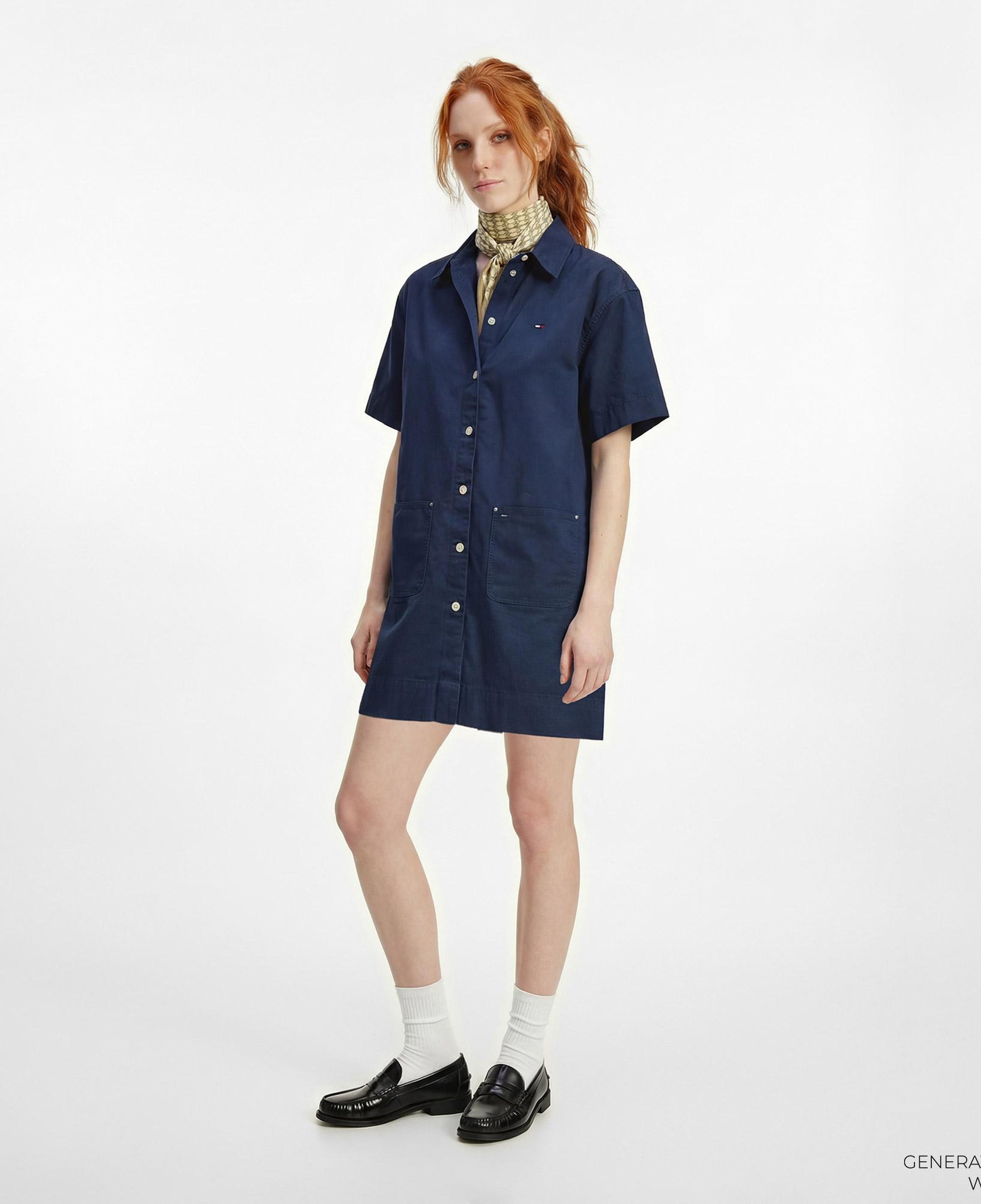 Tommy Hilfiger Modern Prep Kadın Lacivert Elbise