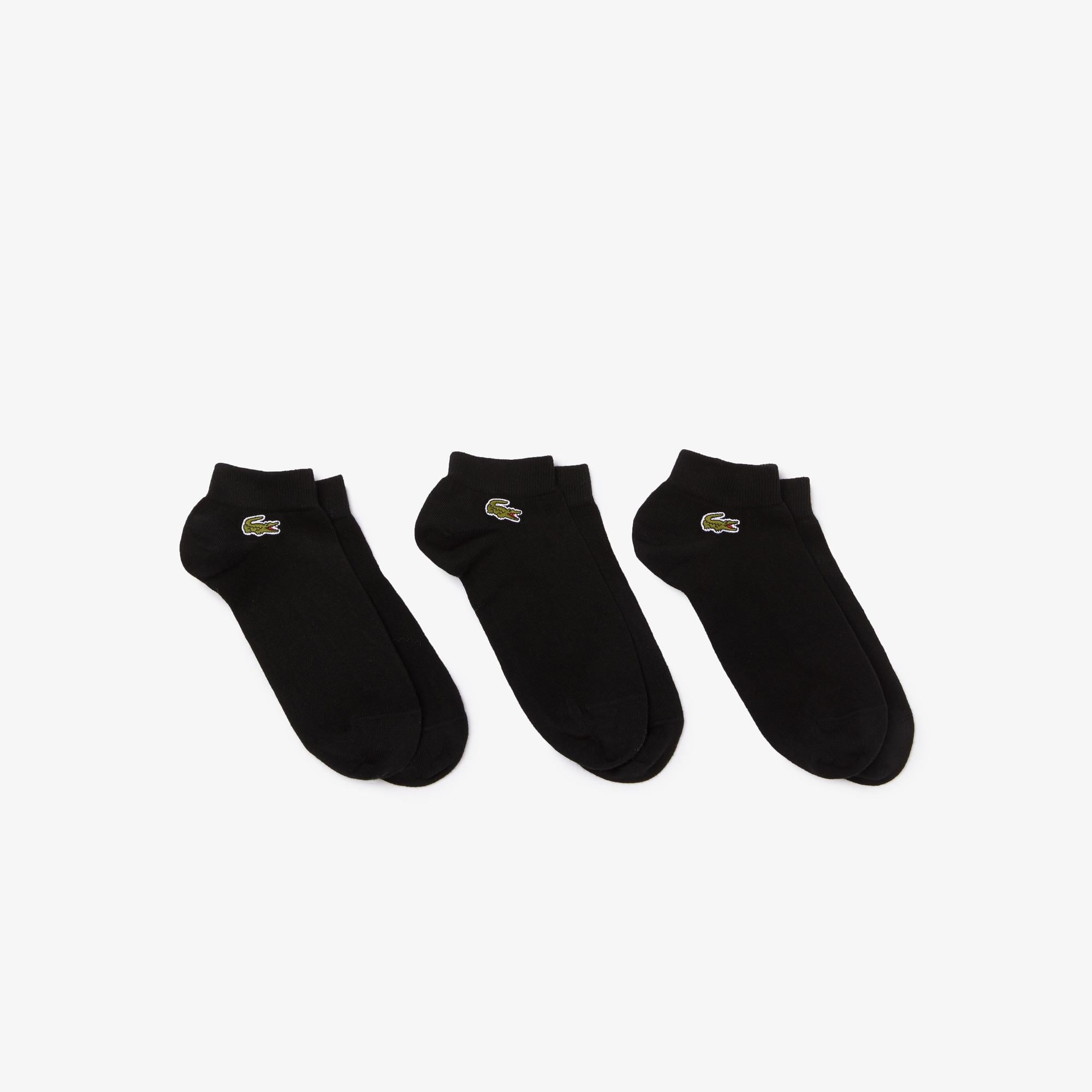 Lacoste Unisex 3'lü Siyah Çorap
