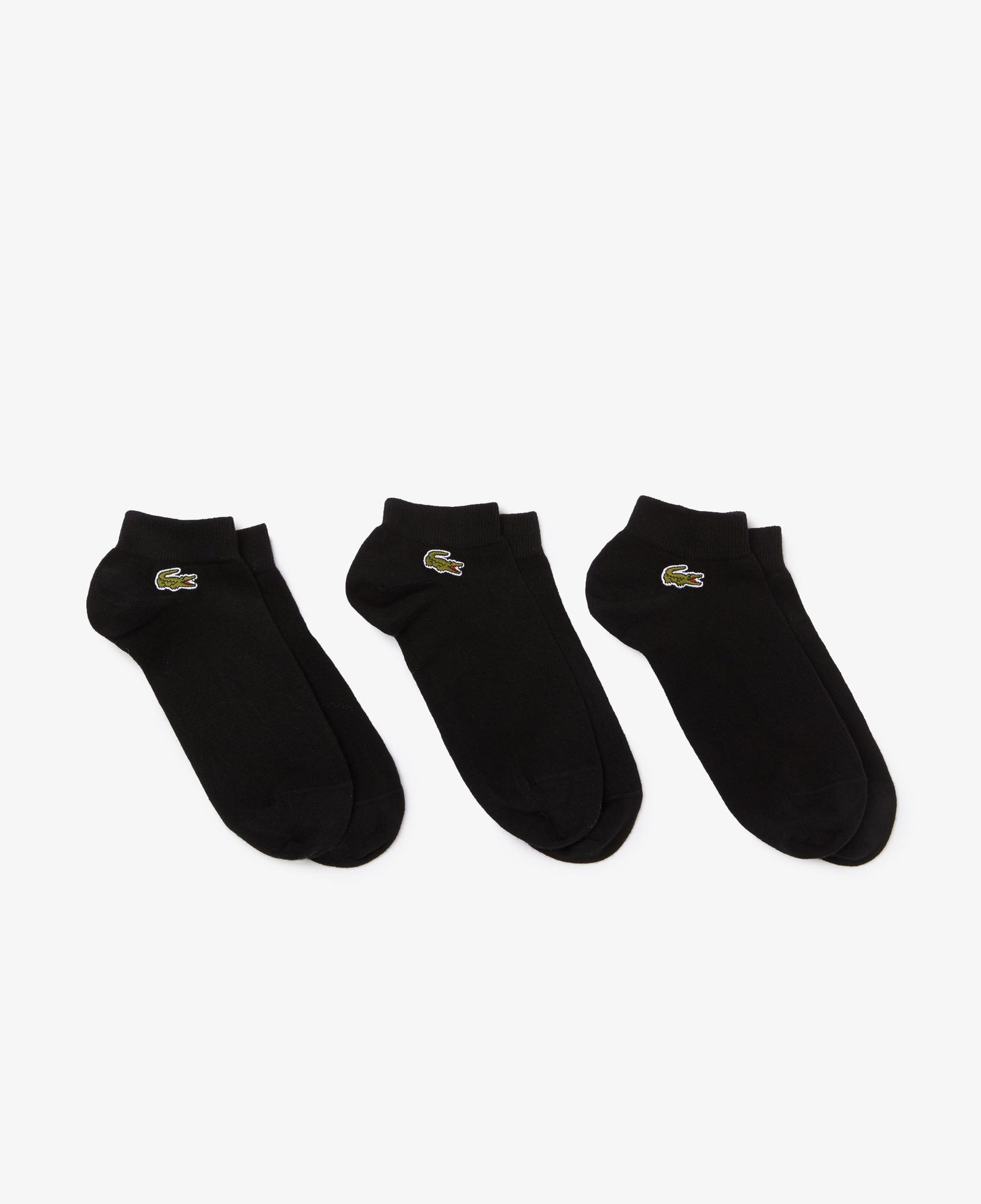Lacoste Unisex 3'lü Siyah Çorap