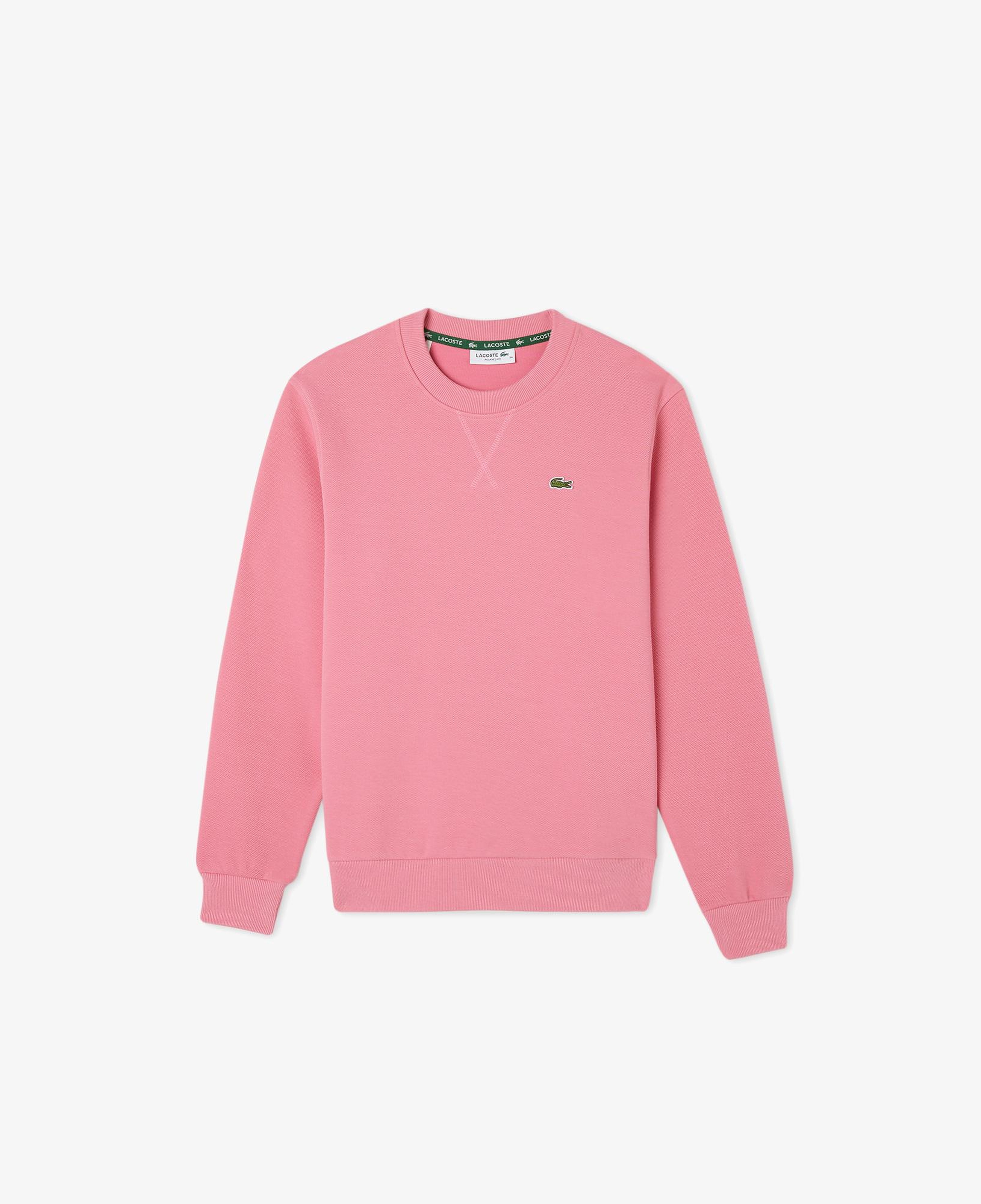 Lacoste Kadın Relaxed Fit Bisiklet Yaka Pembe Sweatshirt