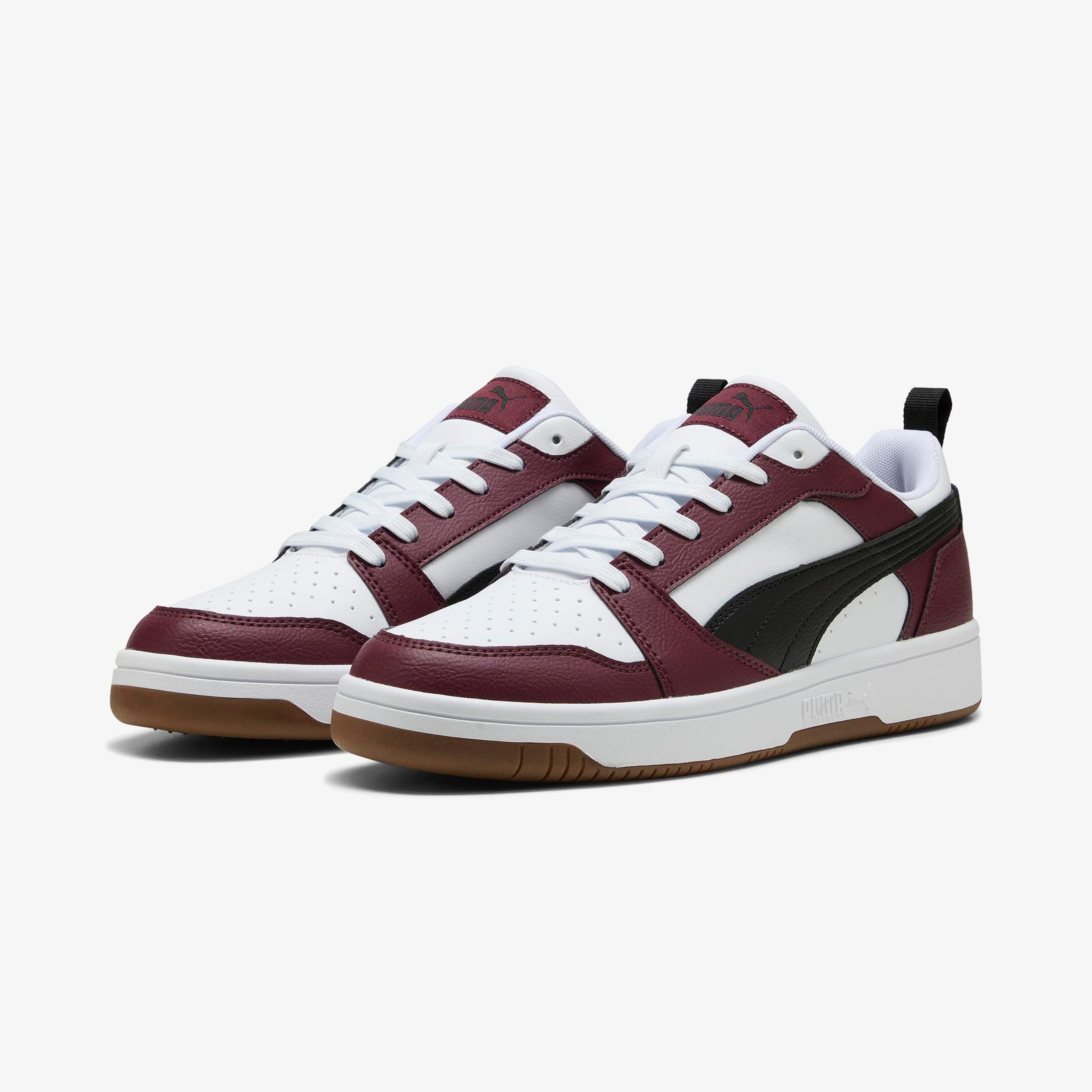 Puma Rebound v6 Low Unisex Bordo Spor Ayakkabı