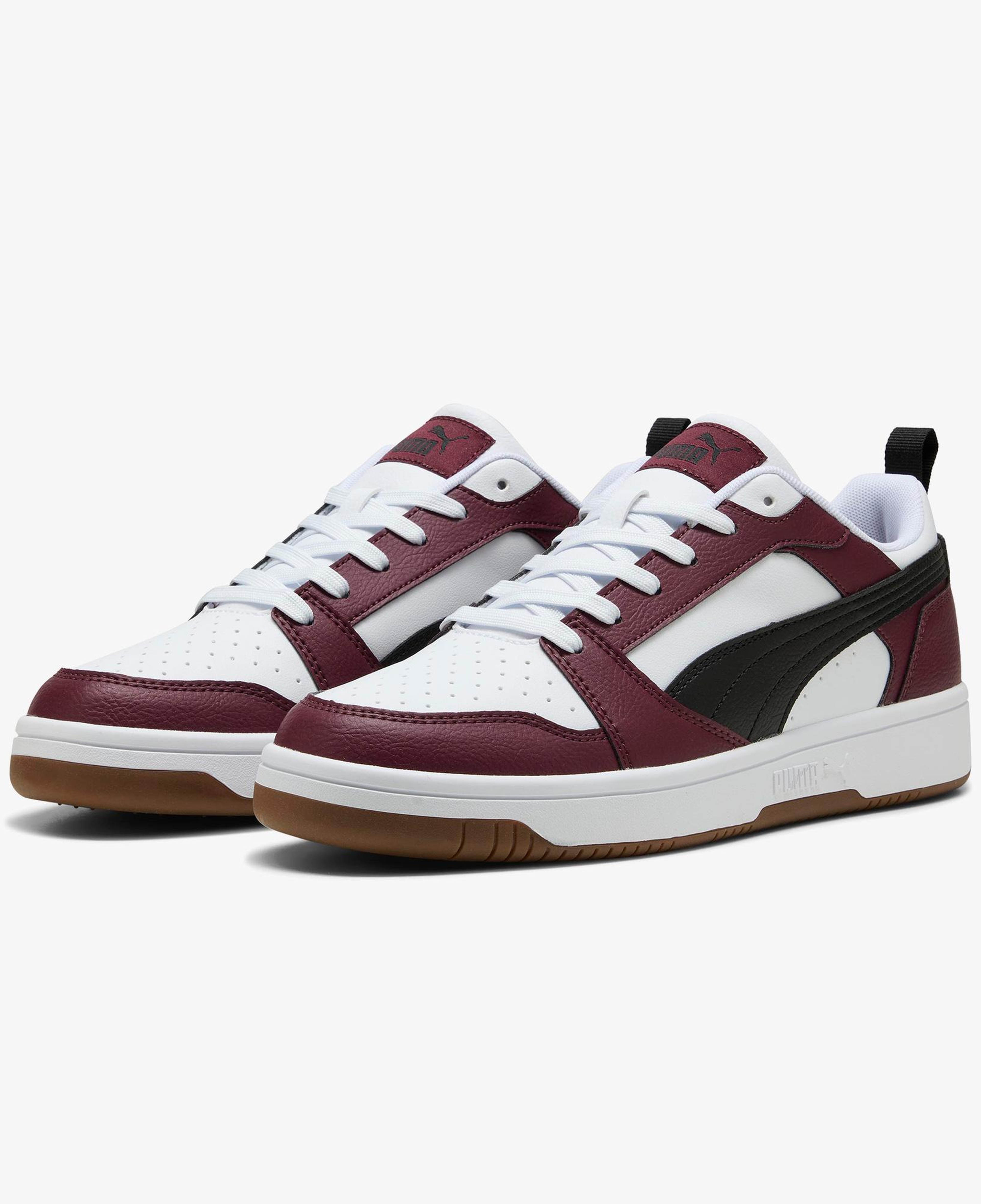 Puma Rebound v6 Low Unisex Bordo Spor Ayakkabı