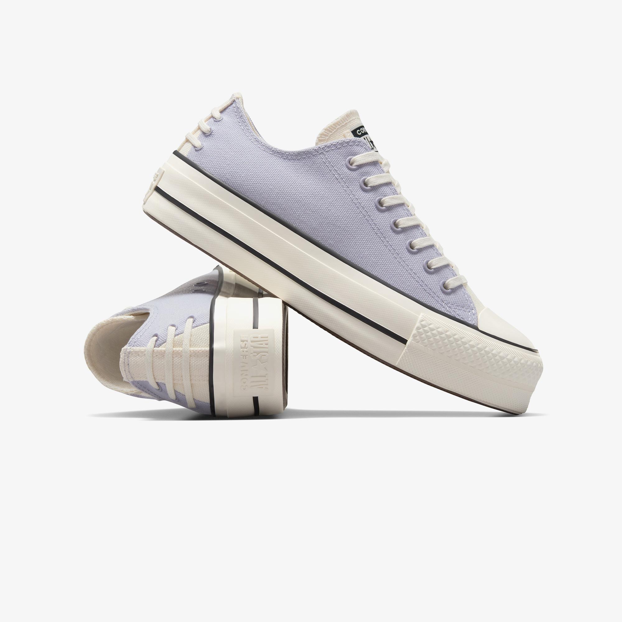 Converse Chuck Taylor All Star Lift Crafted Laces Unisex Lila Platform Sneaker
