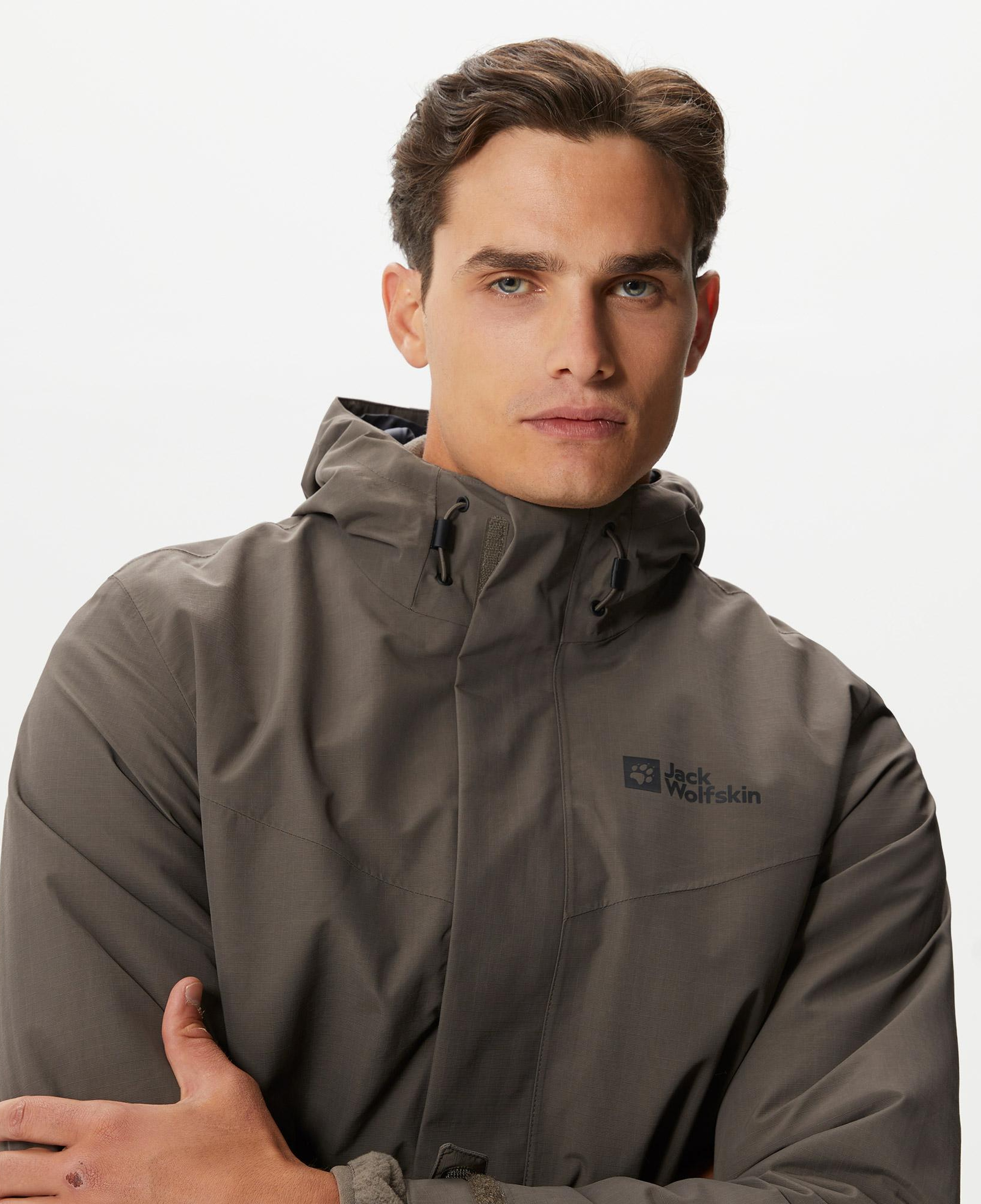 Jack Wolfskin Altenberg 3In1 Erkek Kahverengi Ceket