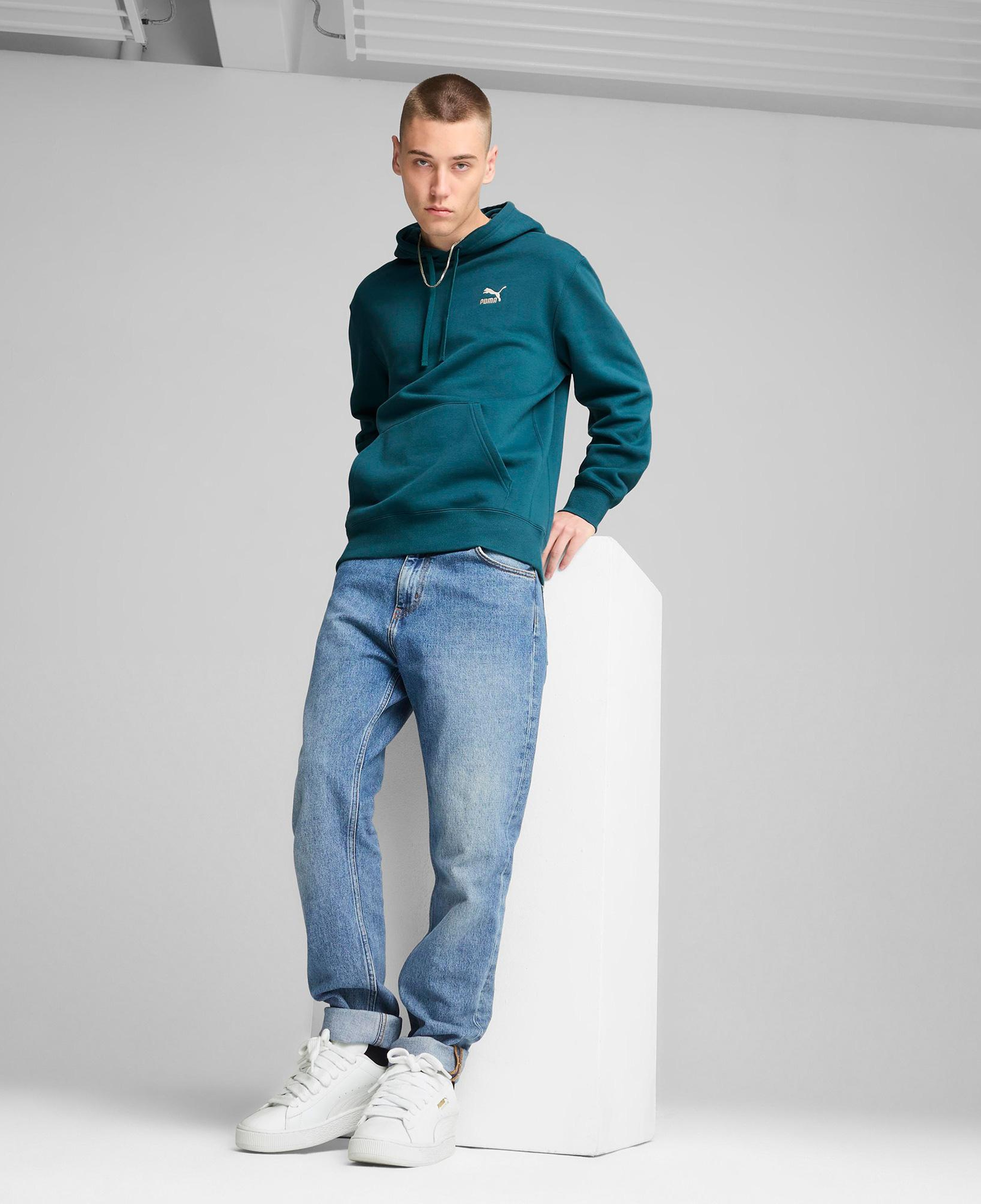 Puma Classics Erkek Yeşil Sweatshirt