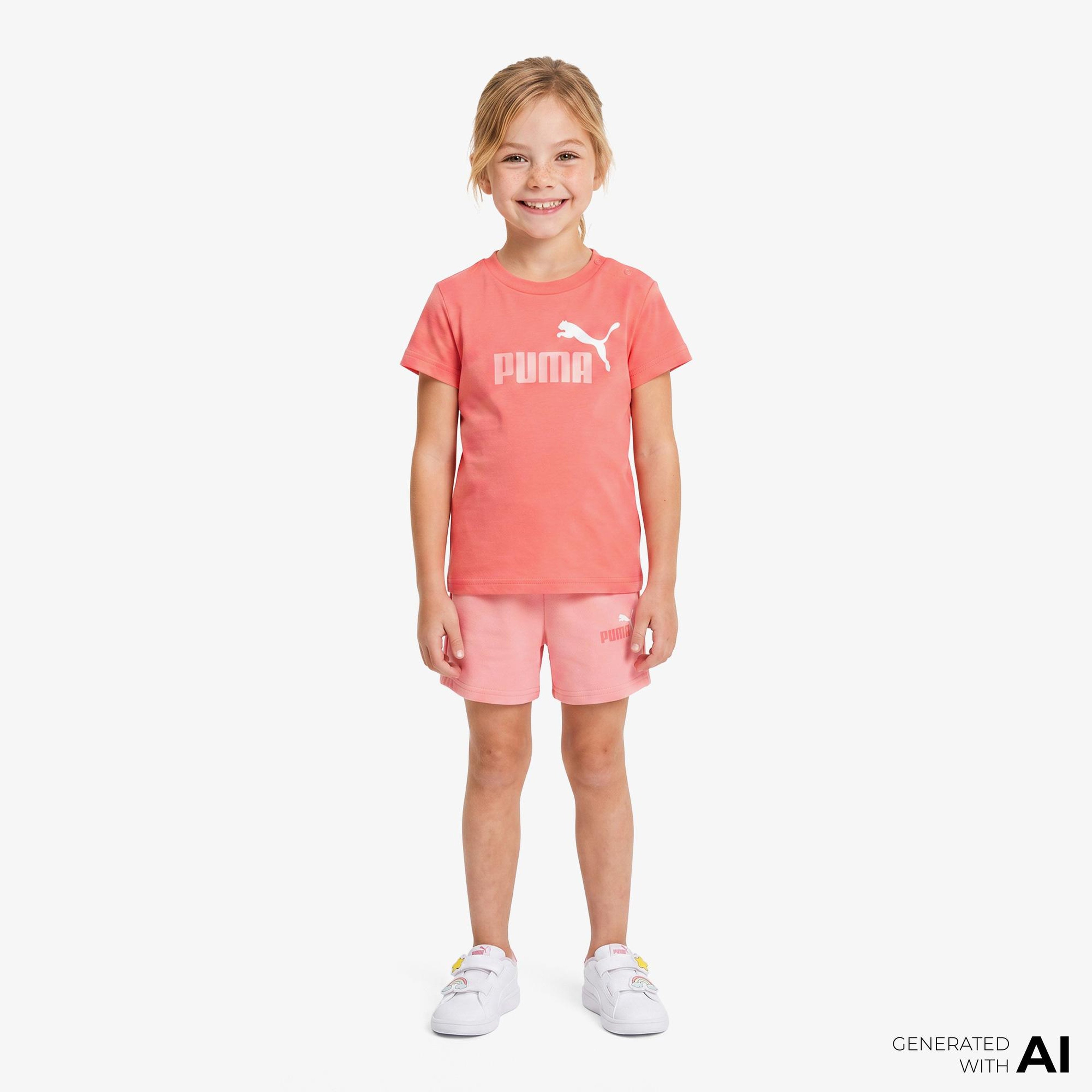 Puma Essentials Bebek Pembe Eşofman Takımı