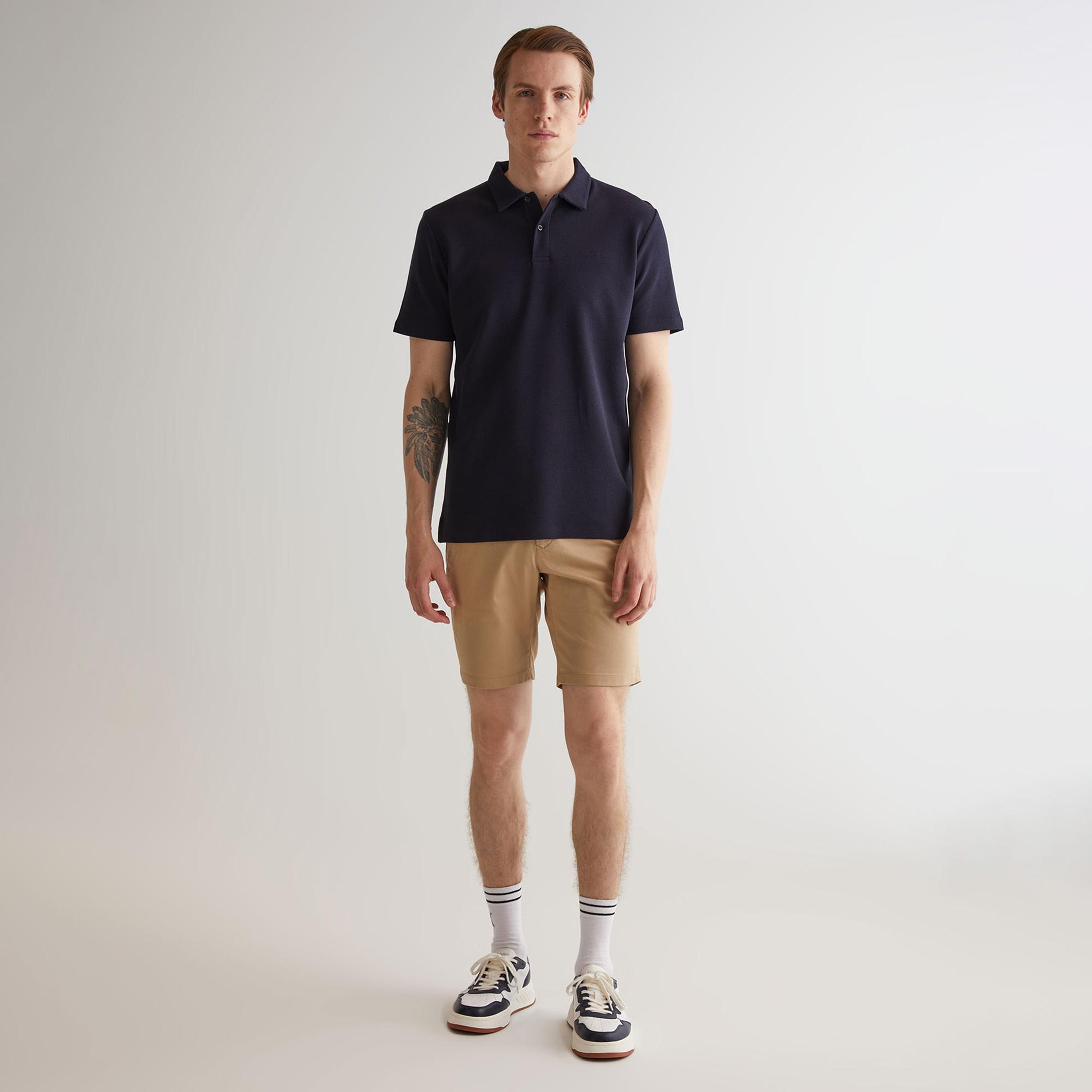 GANT Erkek Bej Slim Fit Şort