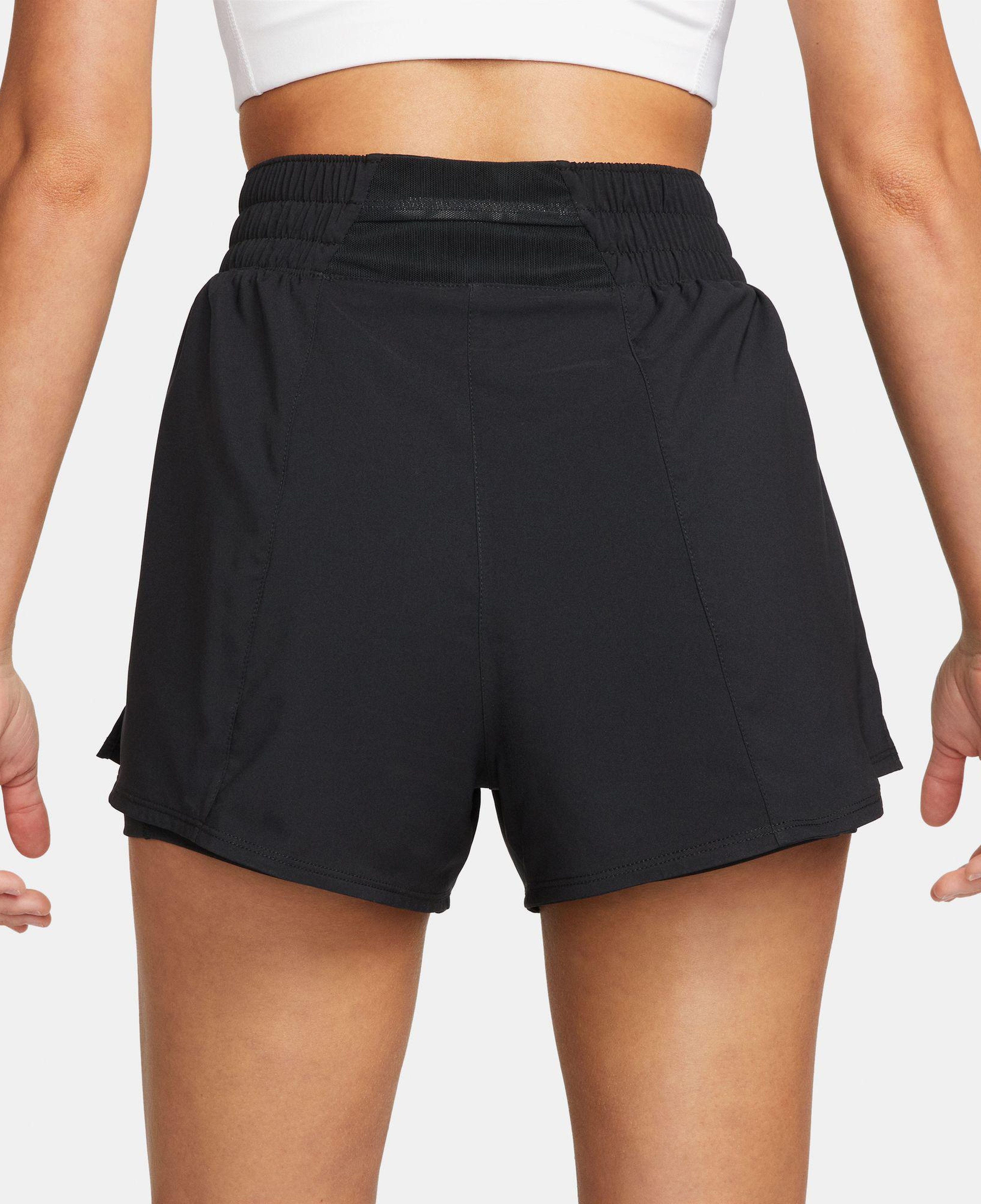 Nike One Dri-Fit High Rise 8 cm 2N1 Kadın Siyah Şort