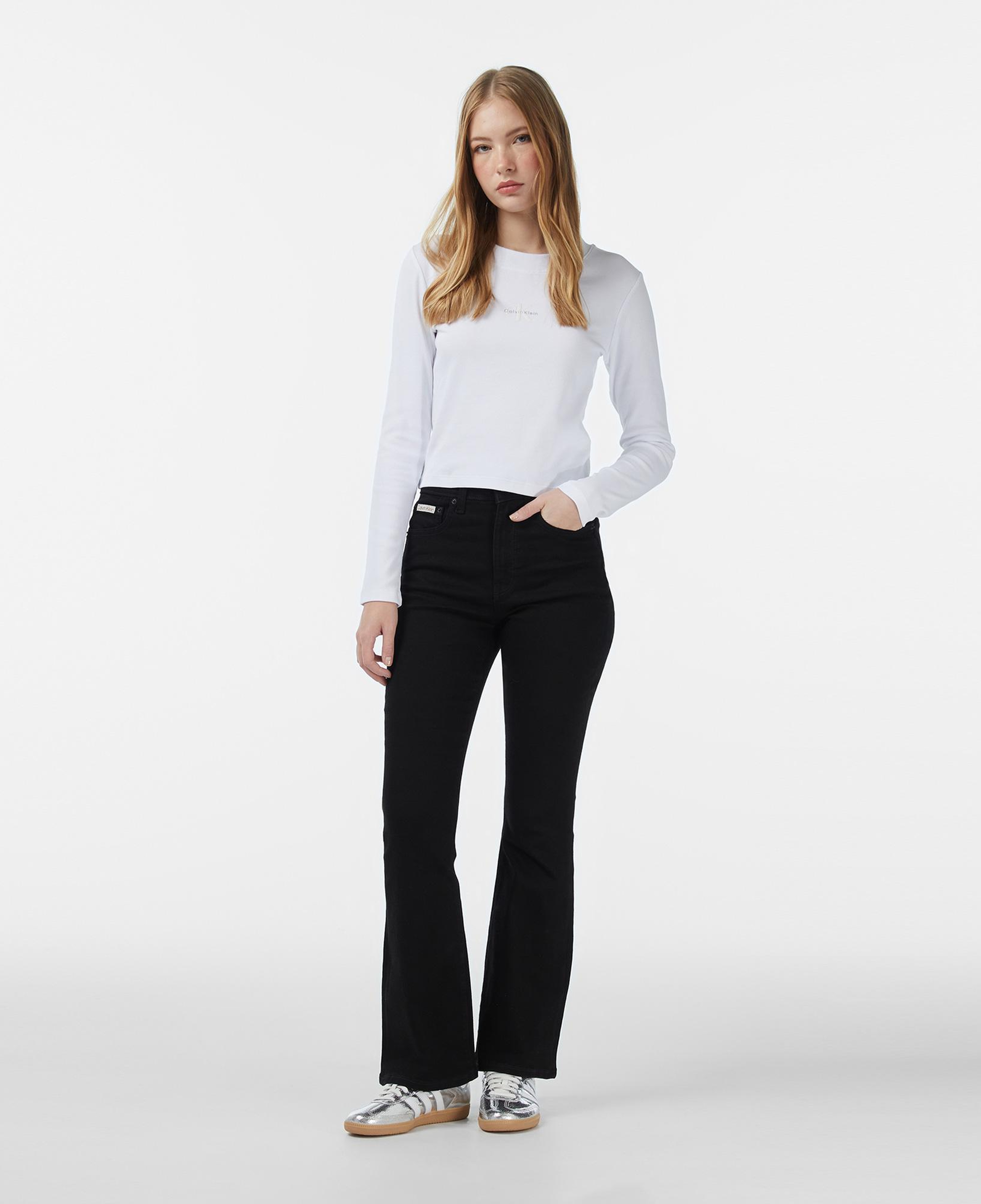 Calvin Klein Monologo Baby Kadın Beyaz T-Shirt