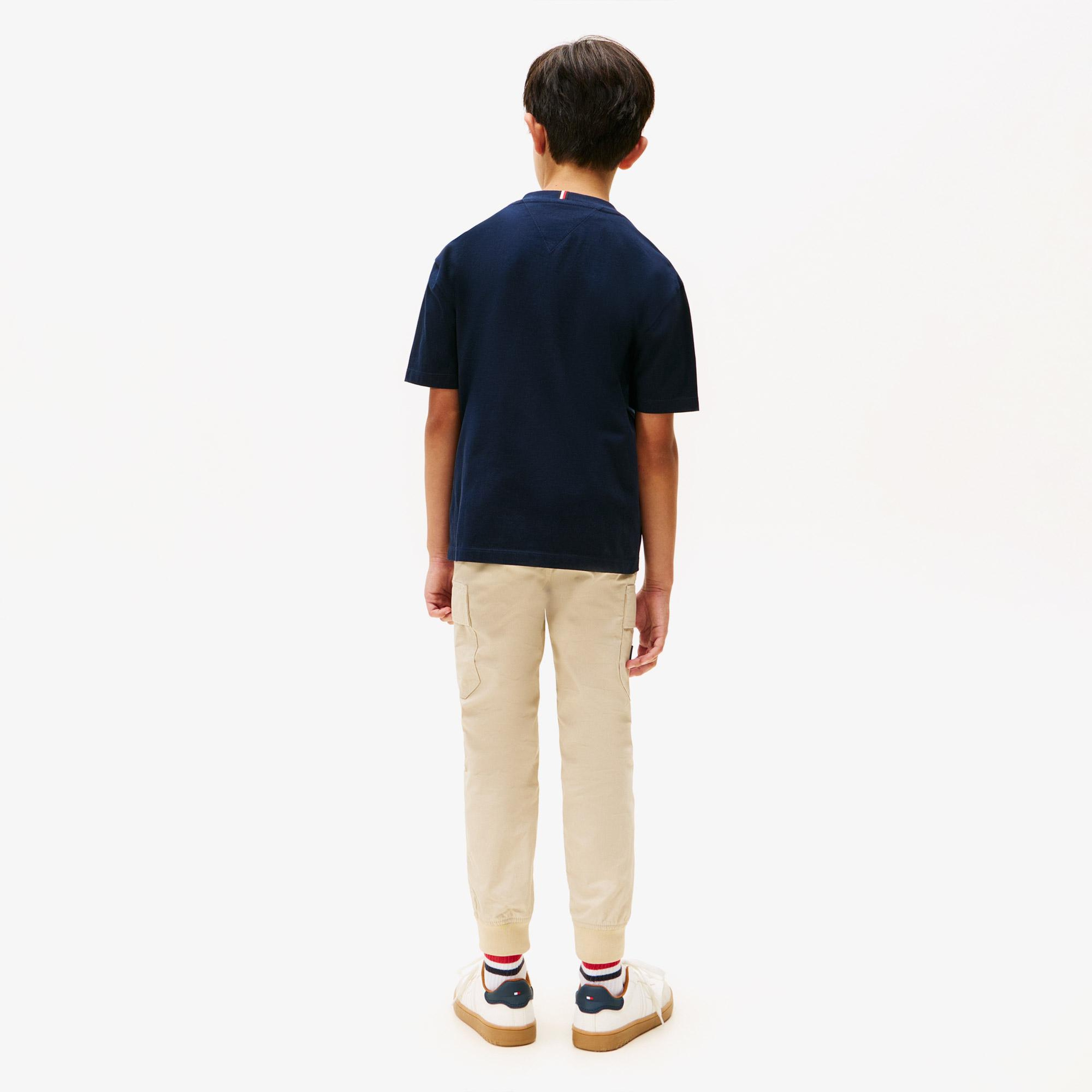 Tommy Hilfiger Flag Archive Çocuk Lacivert T-Shirt
