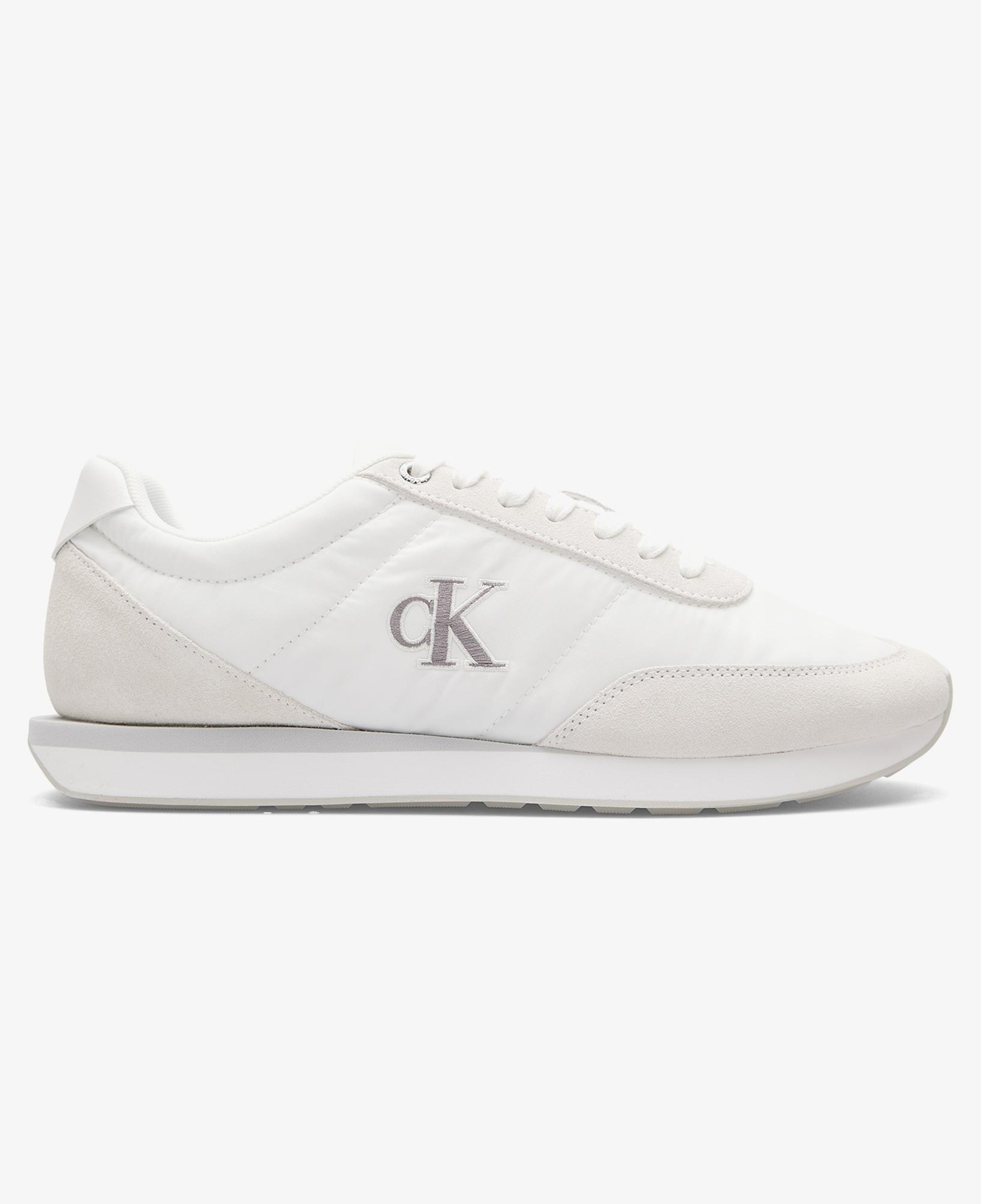 Calvin Klein Retro Runner Essential Erkek Beyaz Sneaker