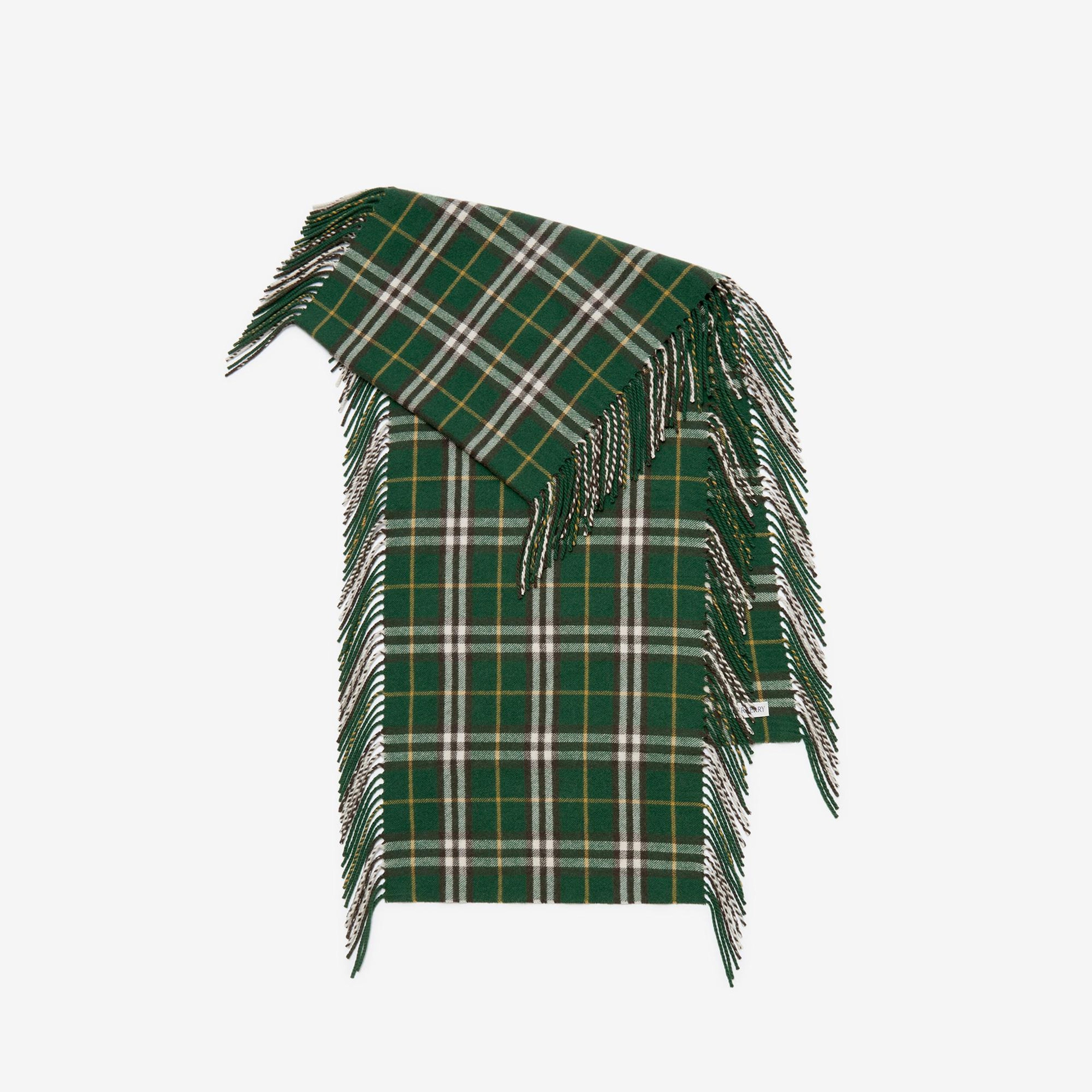 Burberry Unisex Yeşil Atkı