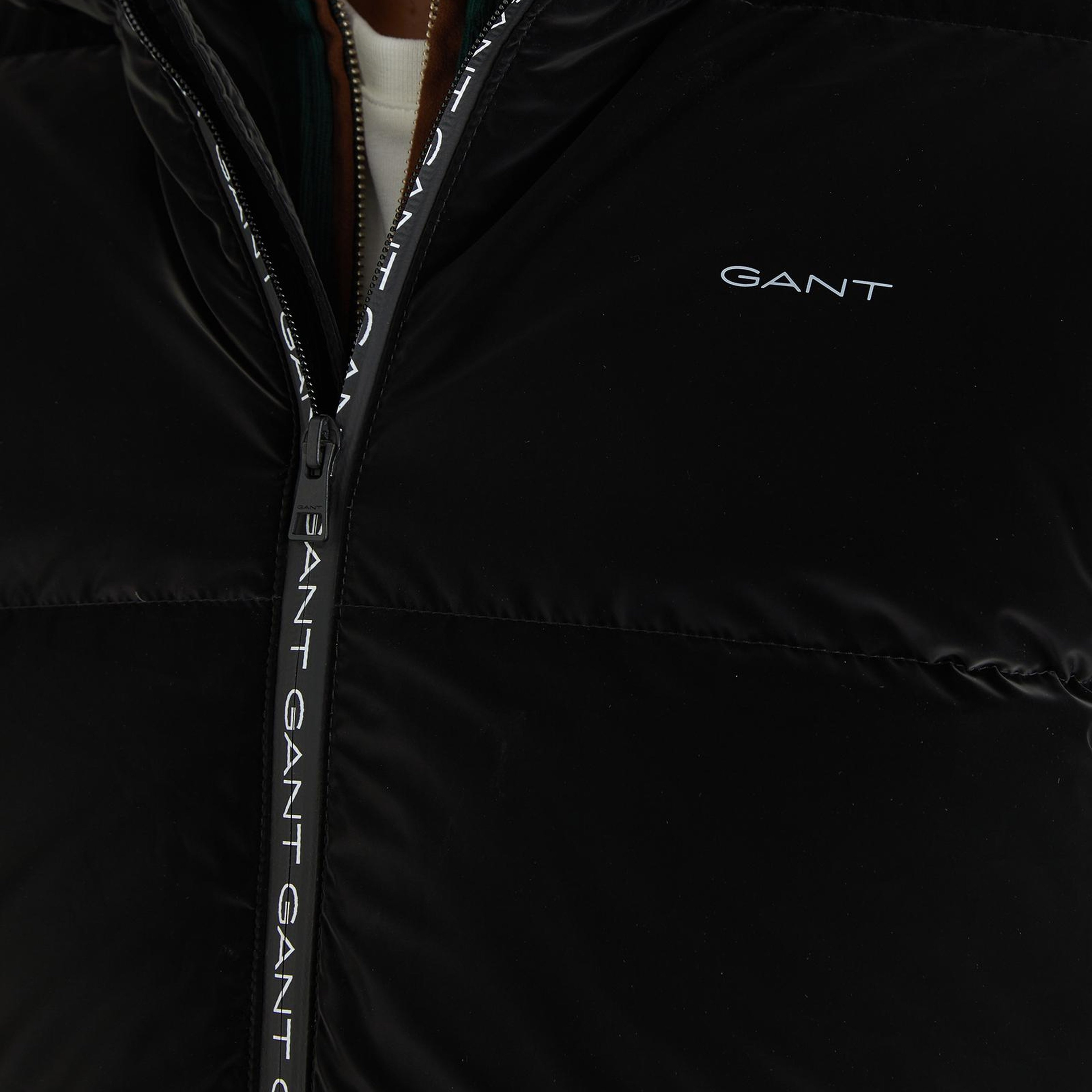 GANT Erkek Siyah Regular Fit Fermuarlı Mont