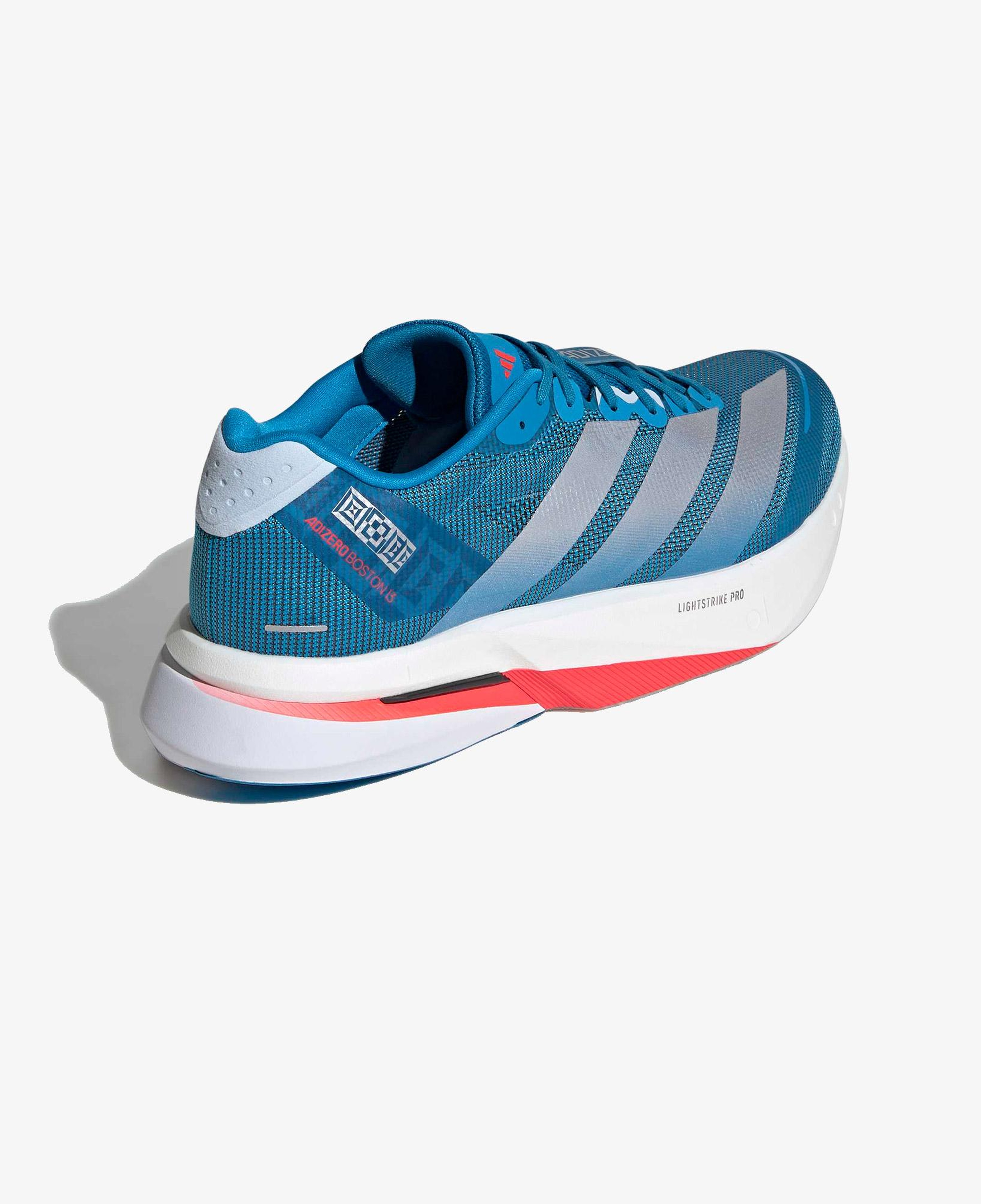 adidas Adizero Boston 13 Erkek Mavi Koşu Ayakkabısı