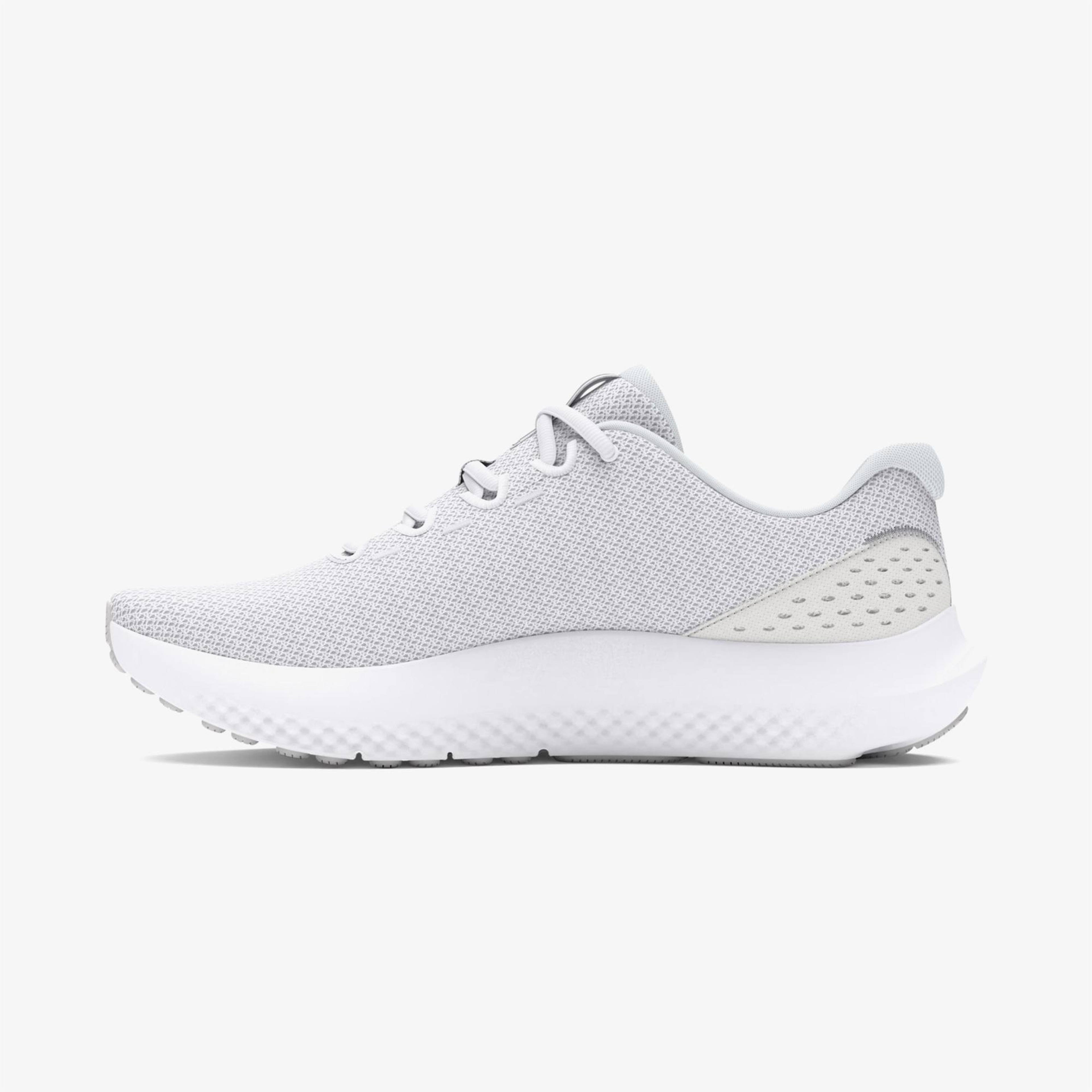 Under Armour Charged Surge 4 Kadın Beyaz Koşu Ayakkabısı