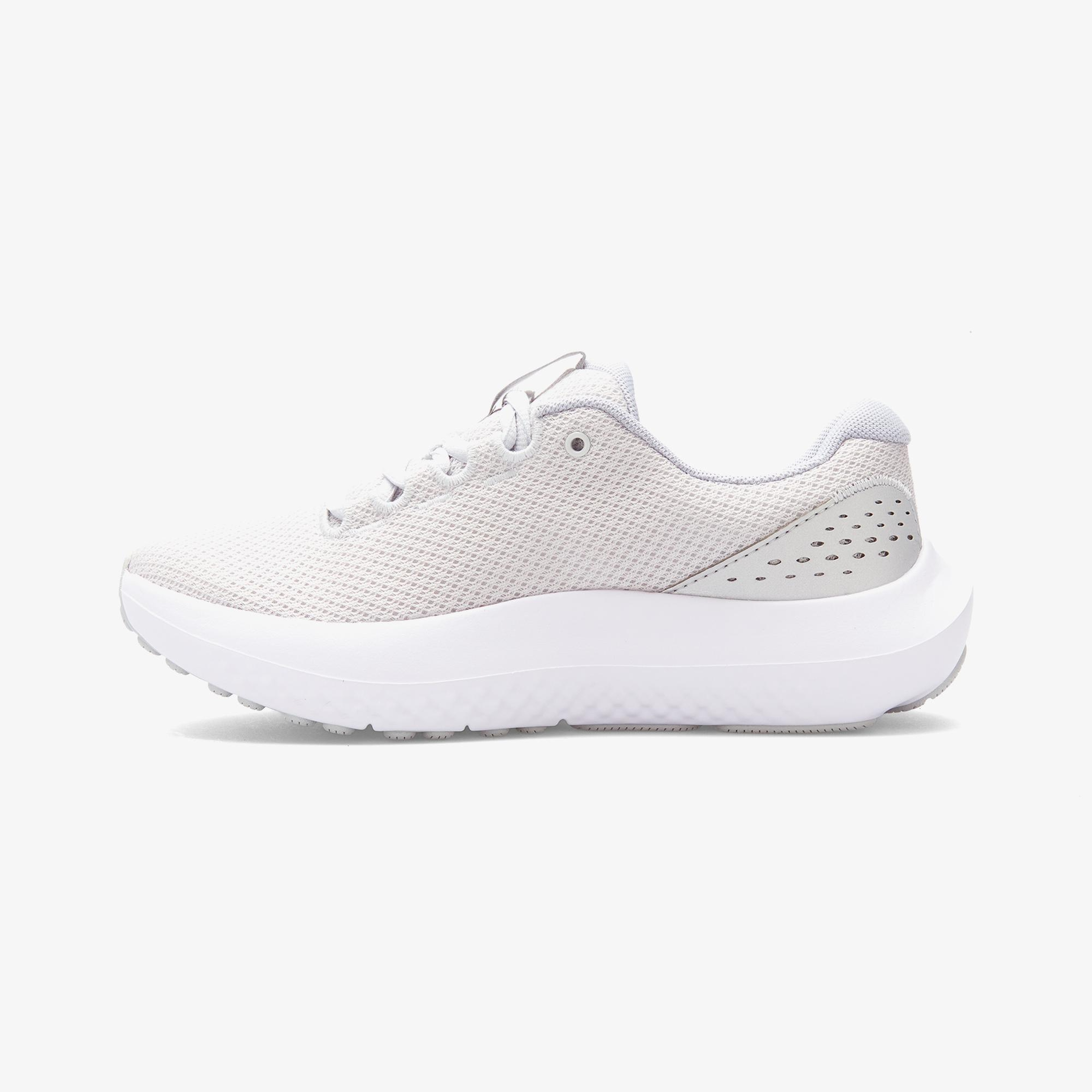 Under Armour Charged Surge 4 Kadın Gri Koşu Ayakkabısı