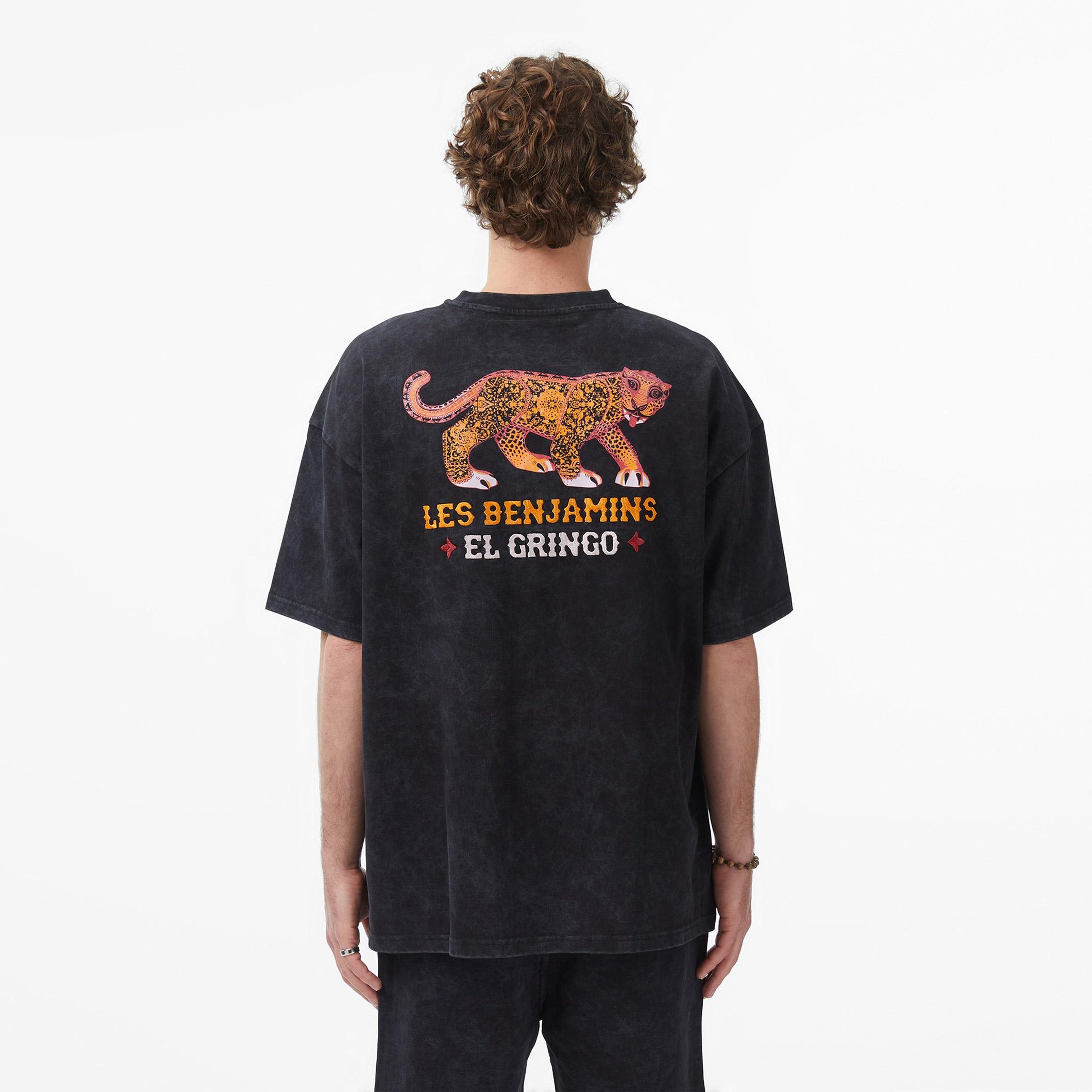 Les Benjamins 025 Erkek Siyah T-Shirt