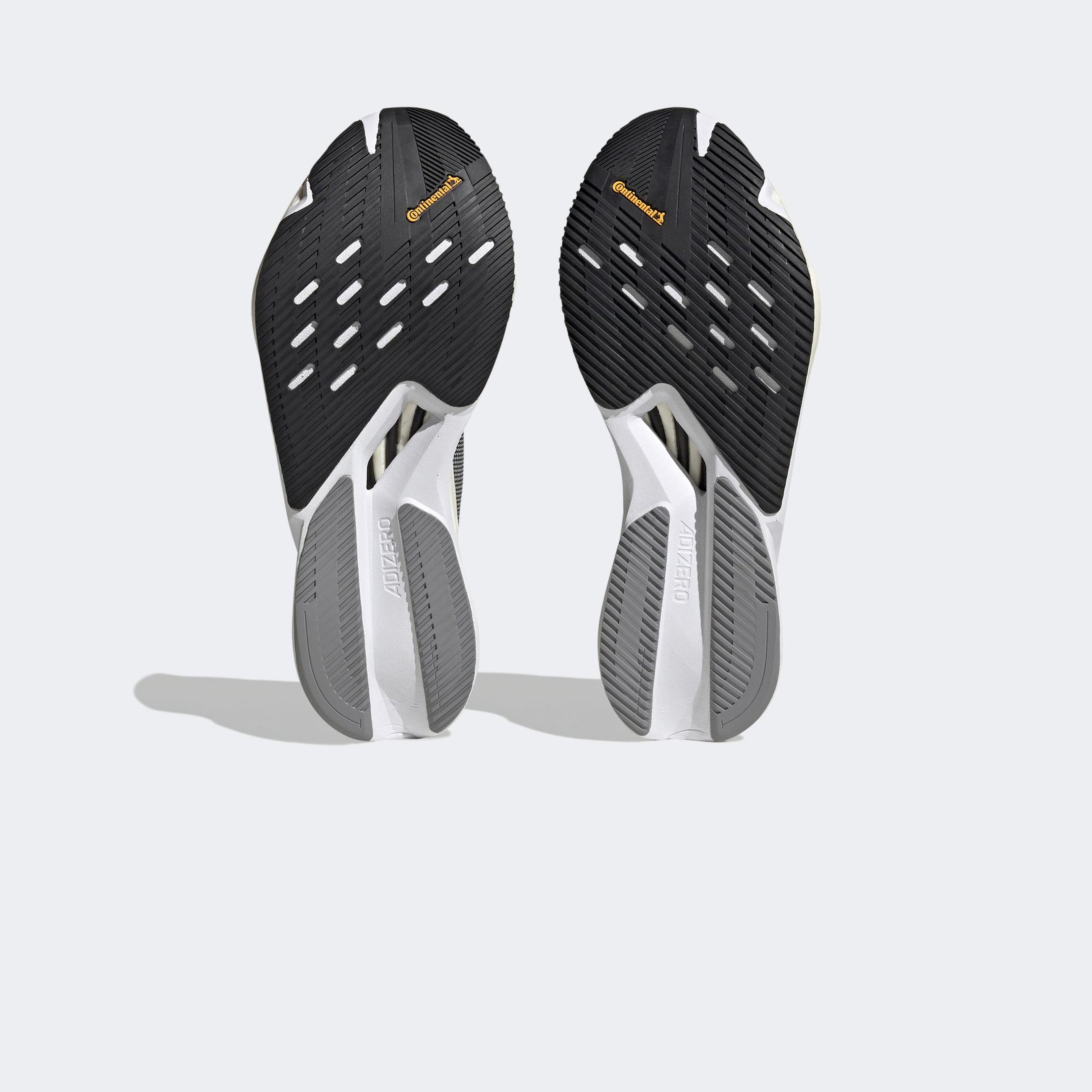 adidas Adizero Boston 12 Erkek Gri Koşu Ayakkabısı
