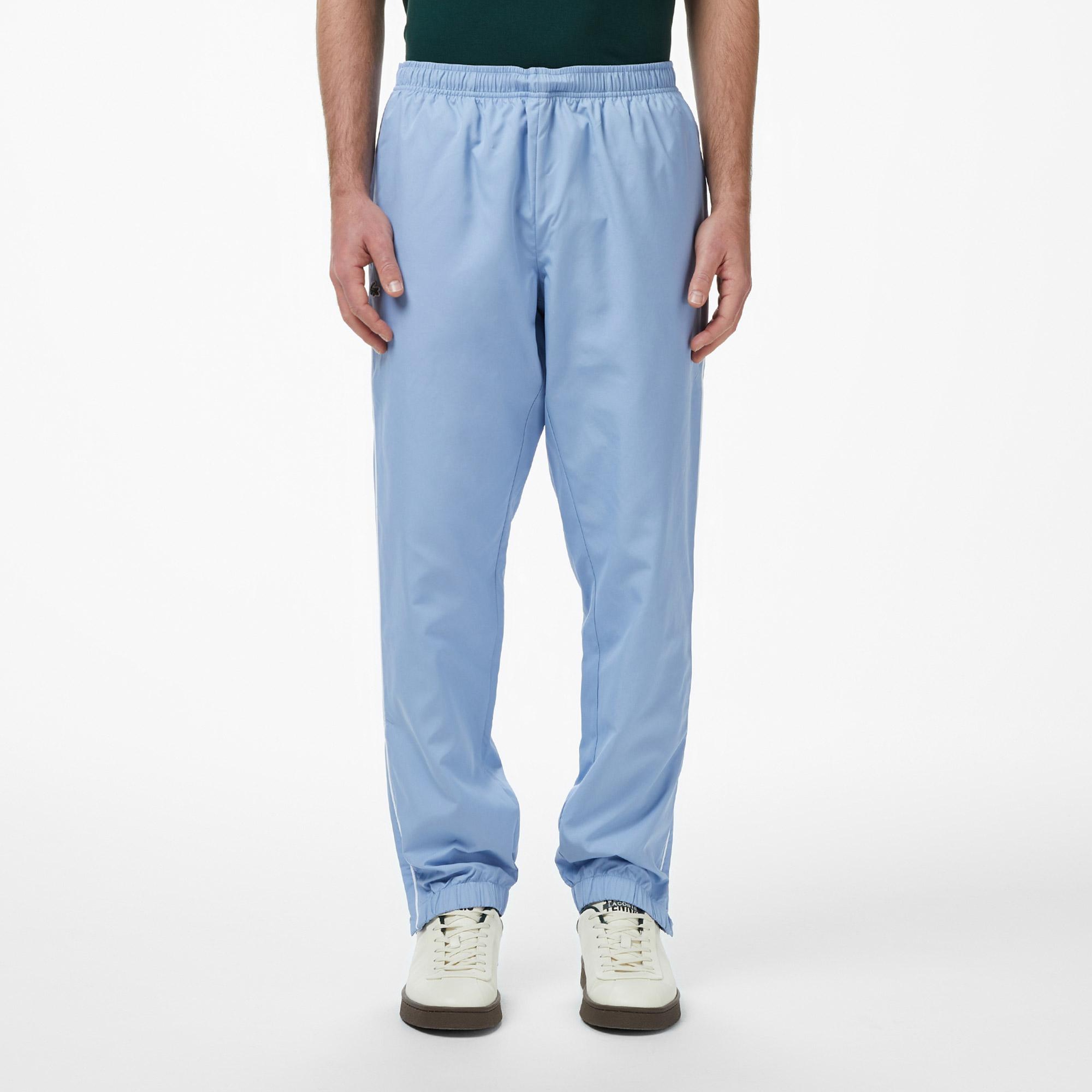 Lacoste Erkek Regular Fit Kapüşonlu Renk Bloklu Mavi Eşofman Takımı
