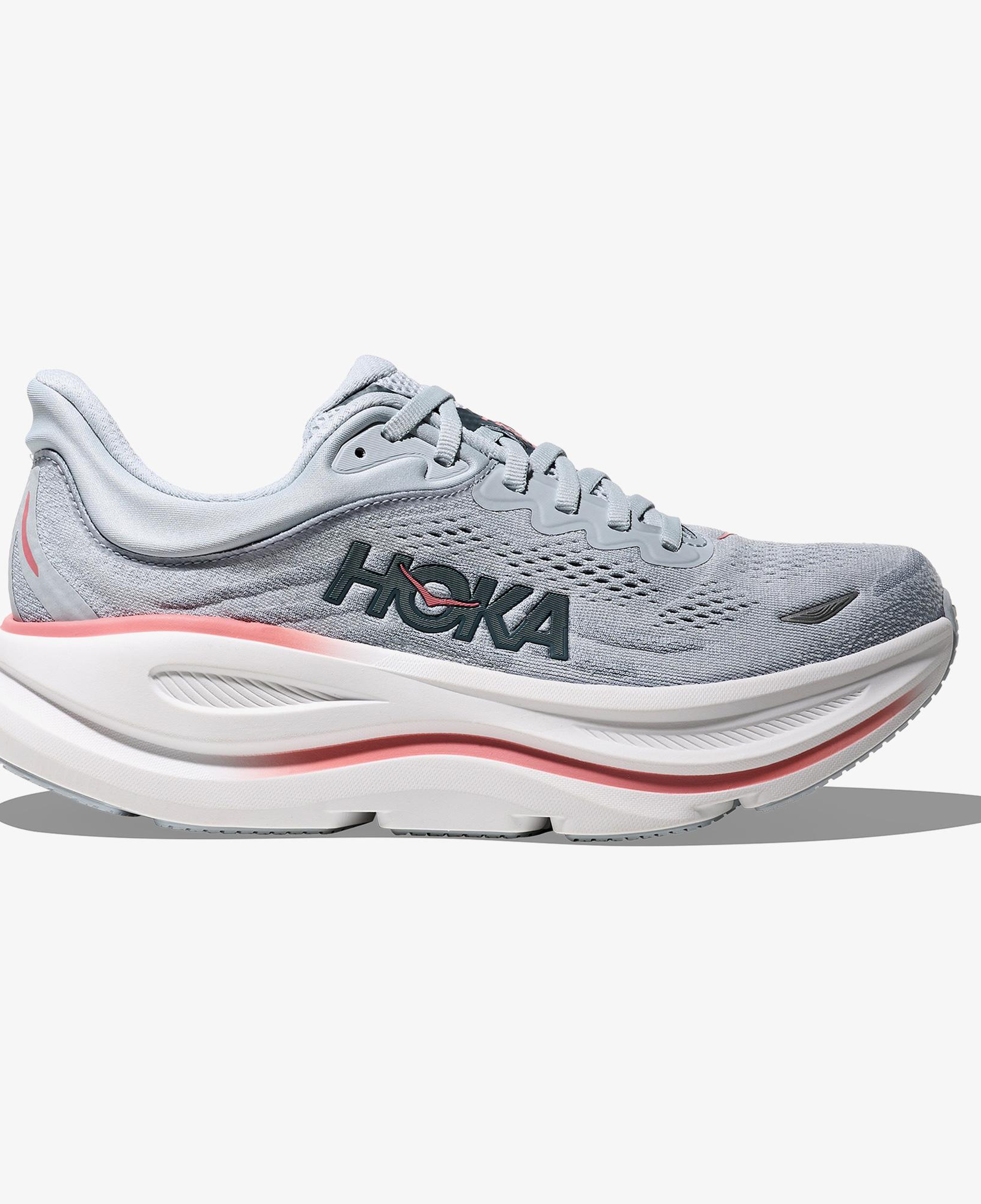 Hoka Bondi 9 Kadın Gri Koşu Ayakkabısı