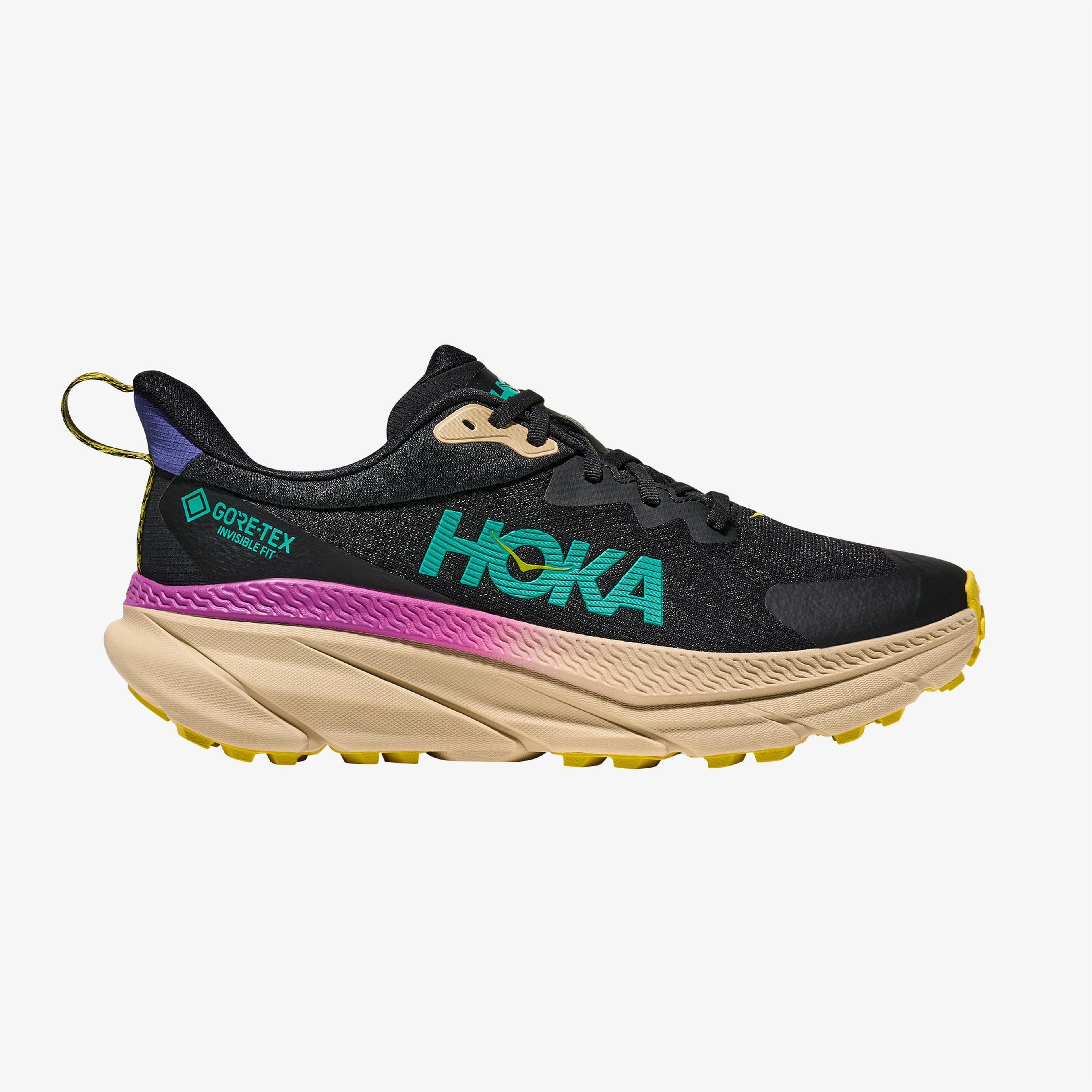 Hoka Challenger ATR 7 Gore-Tex Erkek Siyah Arazi Koşu Ayakkabısı