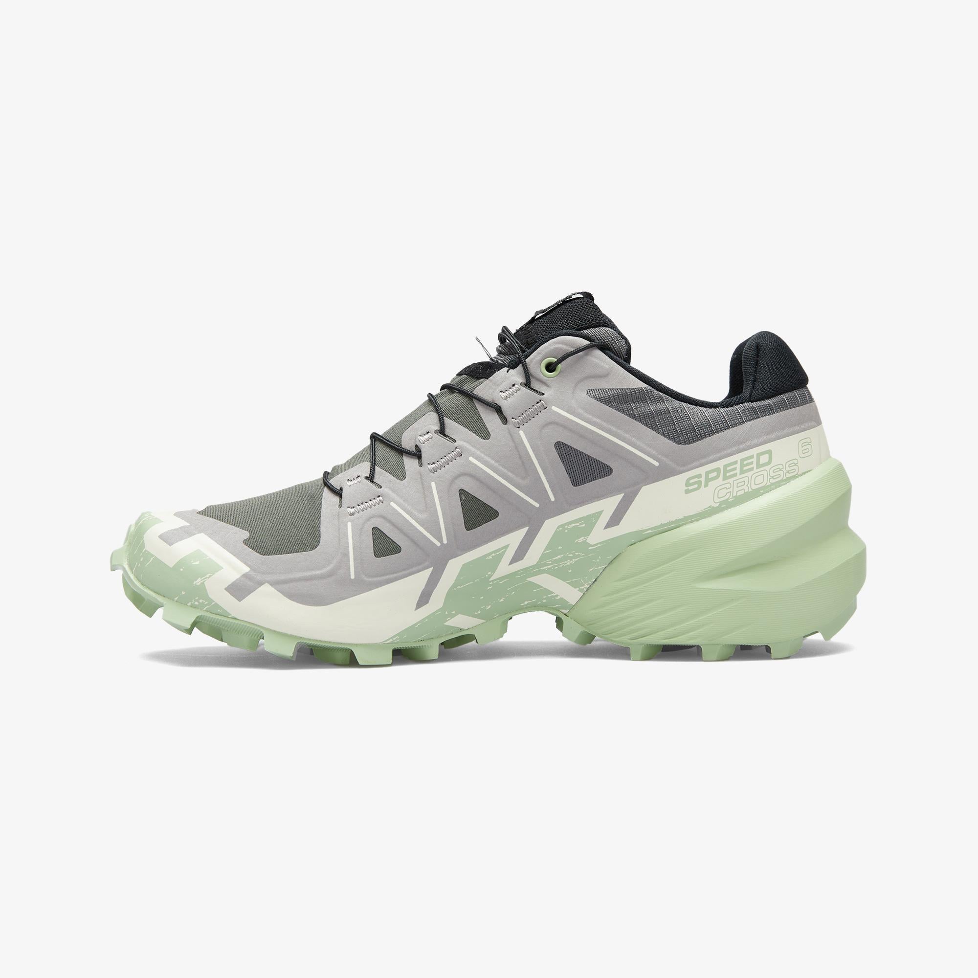 Salomon Speedcross 6 Kadın Gri Koşu Ayakkabısı