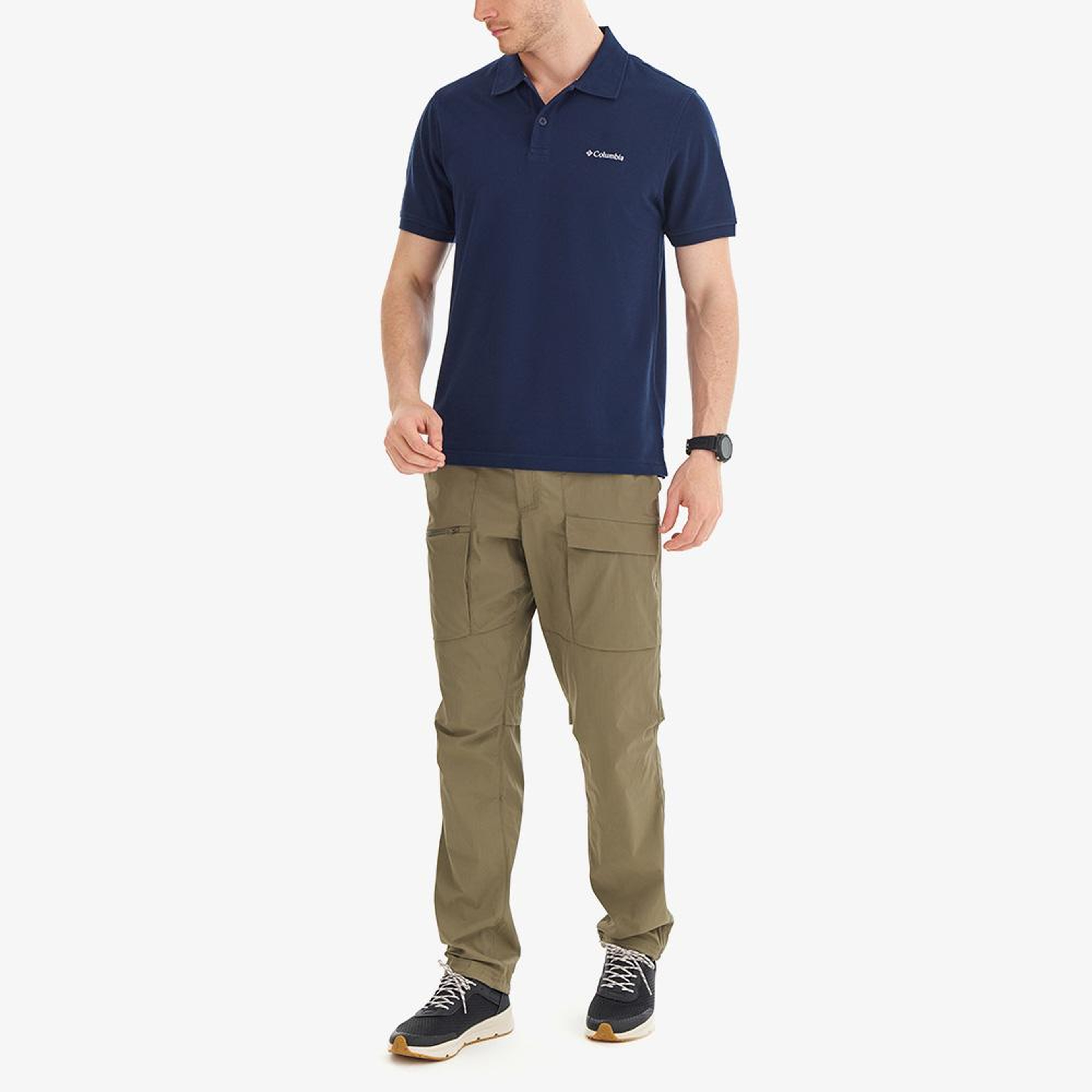 Columbia Cascade Range Solid II Erkek Lacivert Polo