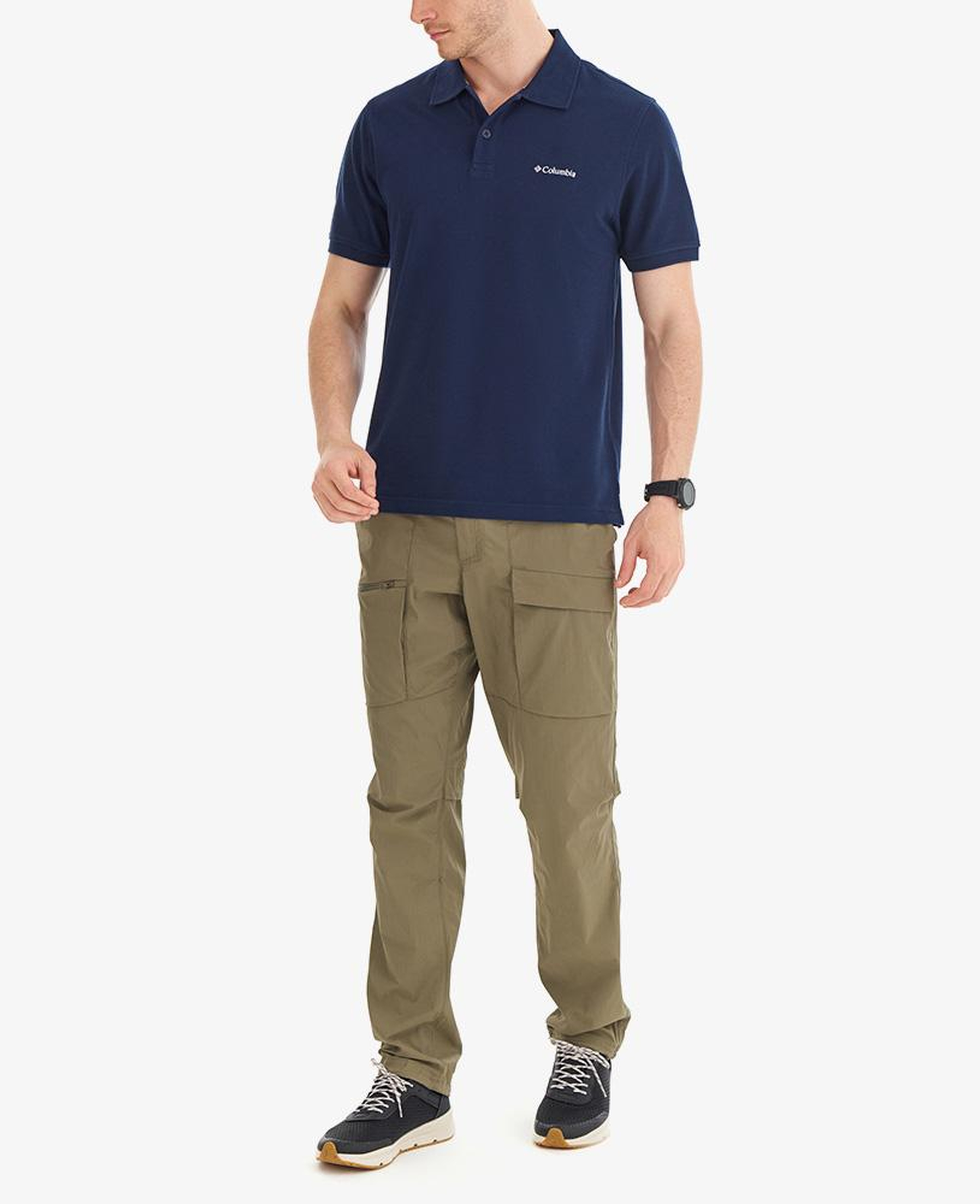 Columbia Cascade Range Solid II Erkek Lacivert Polo