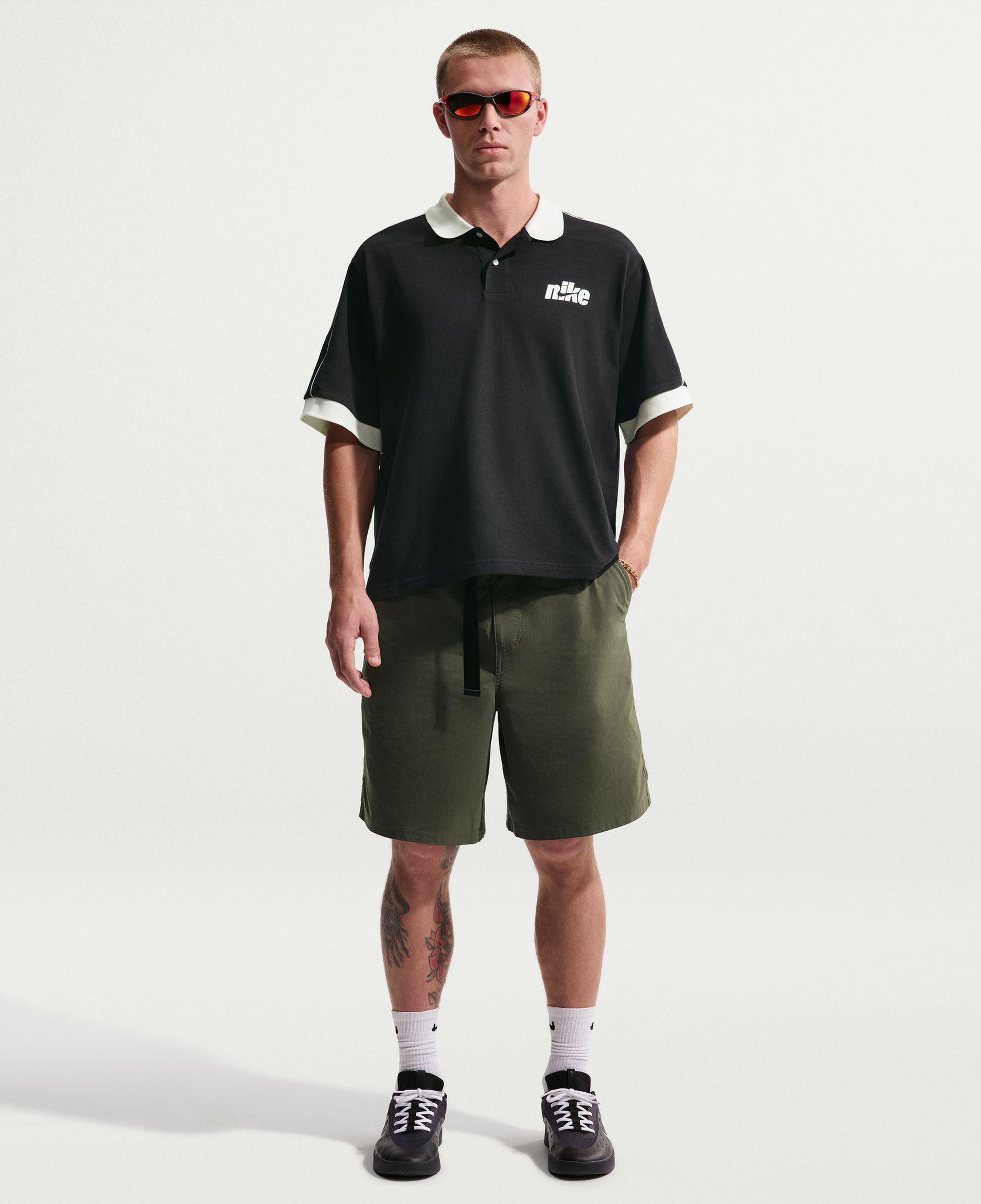 Nike Sportswear Club Erkek Siyah Polo