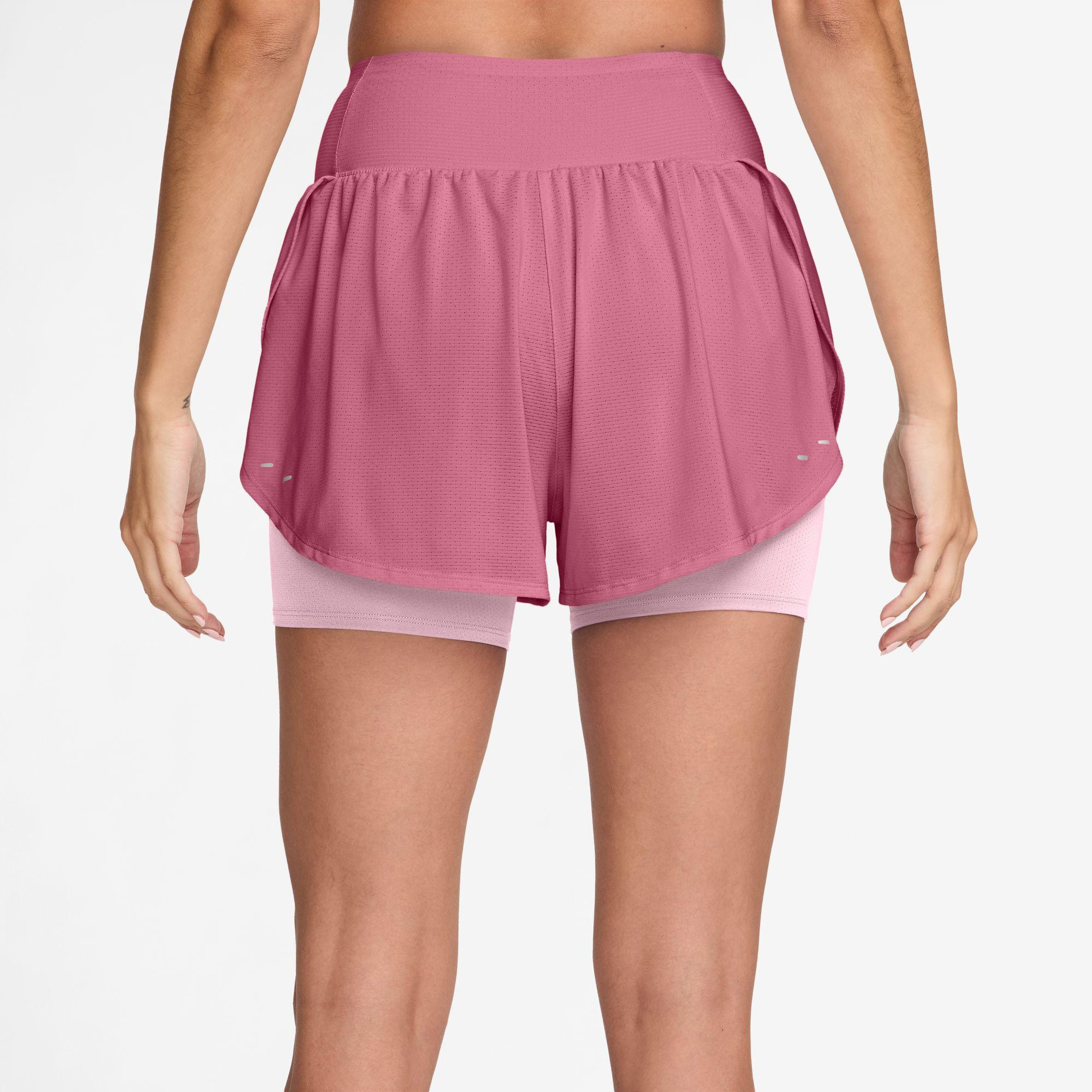 Nike Flow Mesh Dri-Fit 2'si 1 Arada Kadın Pembe Şort