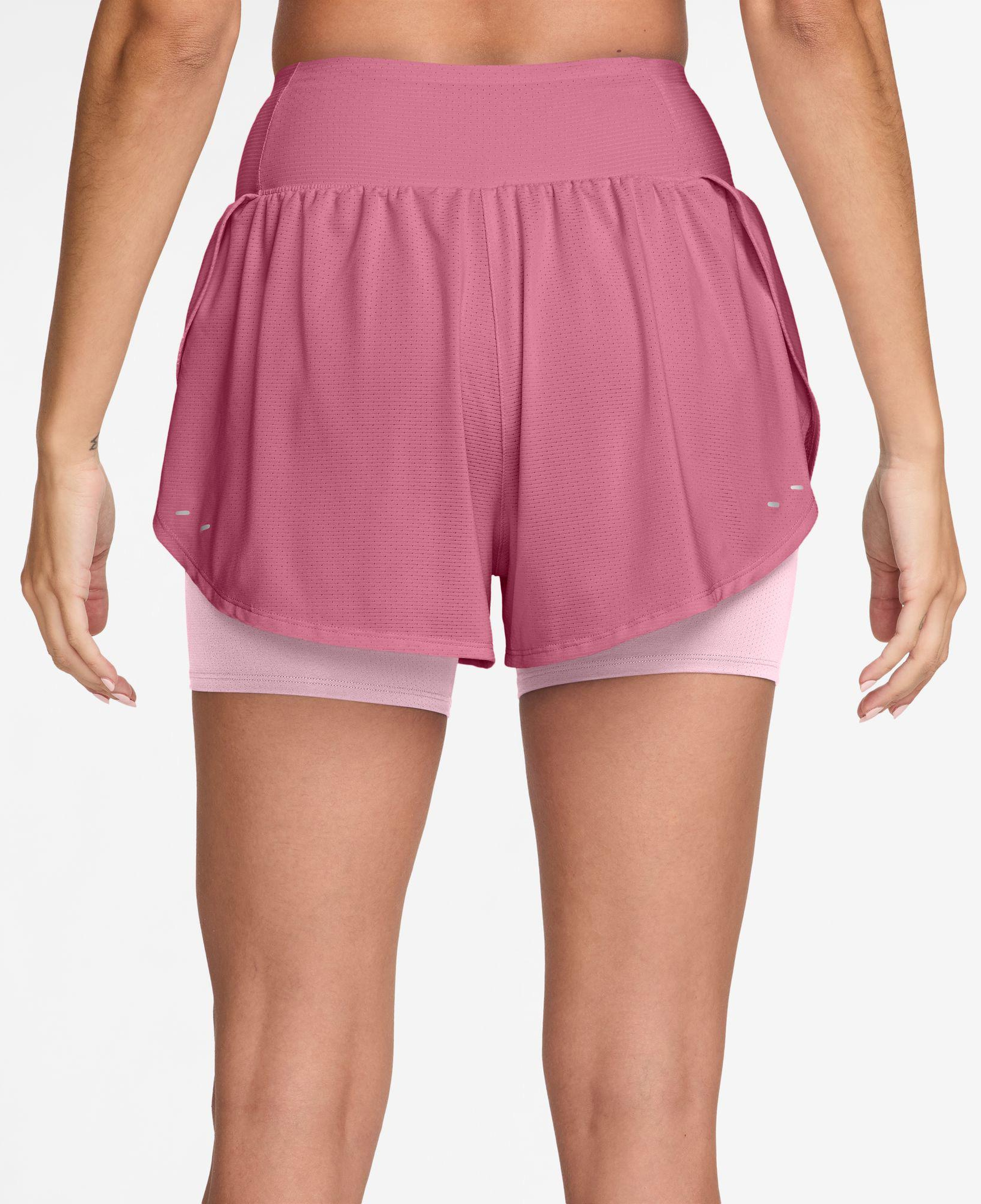 Nike Flow Mesh Dri-Fit 2'si 1 Arada Kadın Pembe Şort