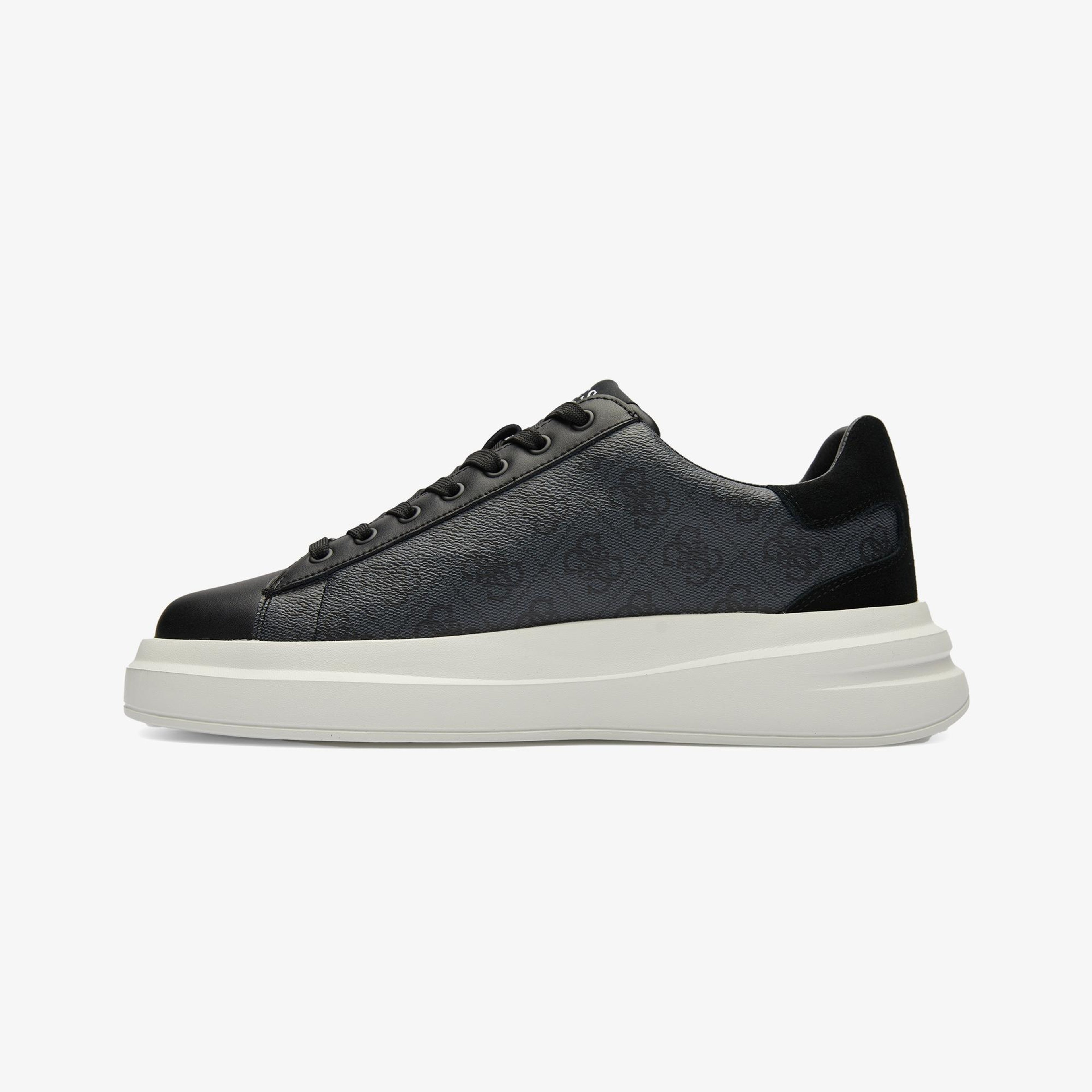Guess Elba Carryover Logo Erkek Siyah Sneaker