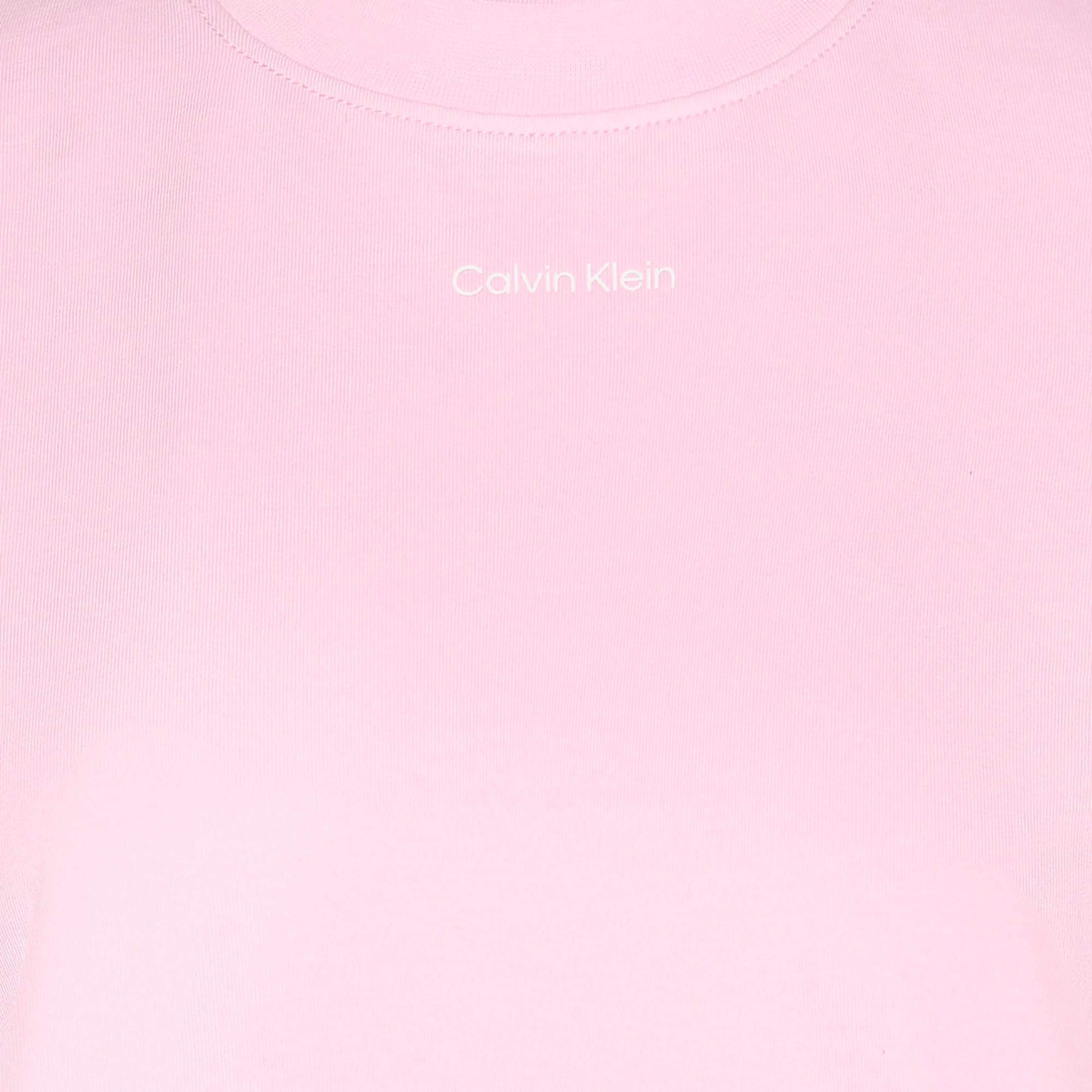 Calvin Klein 20S Classic Logo Kadın Pembe T-Shirt