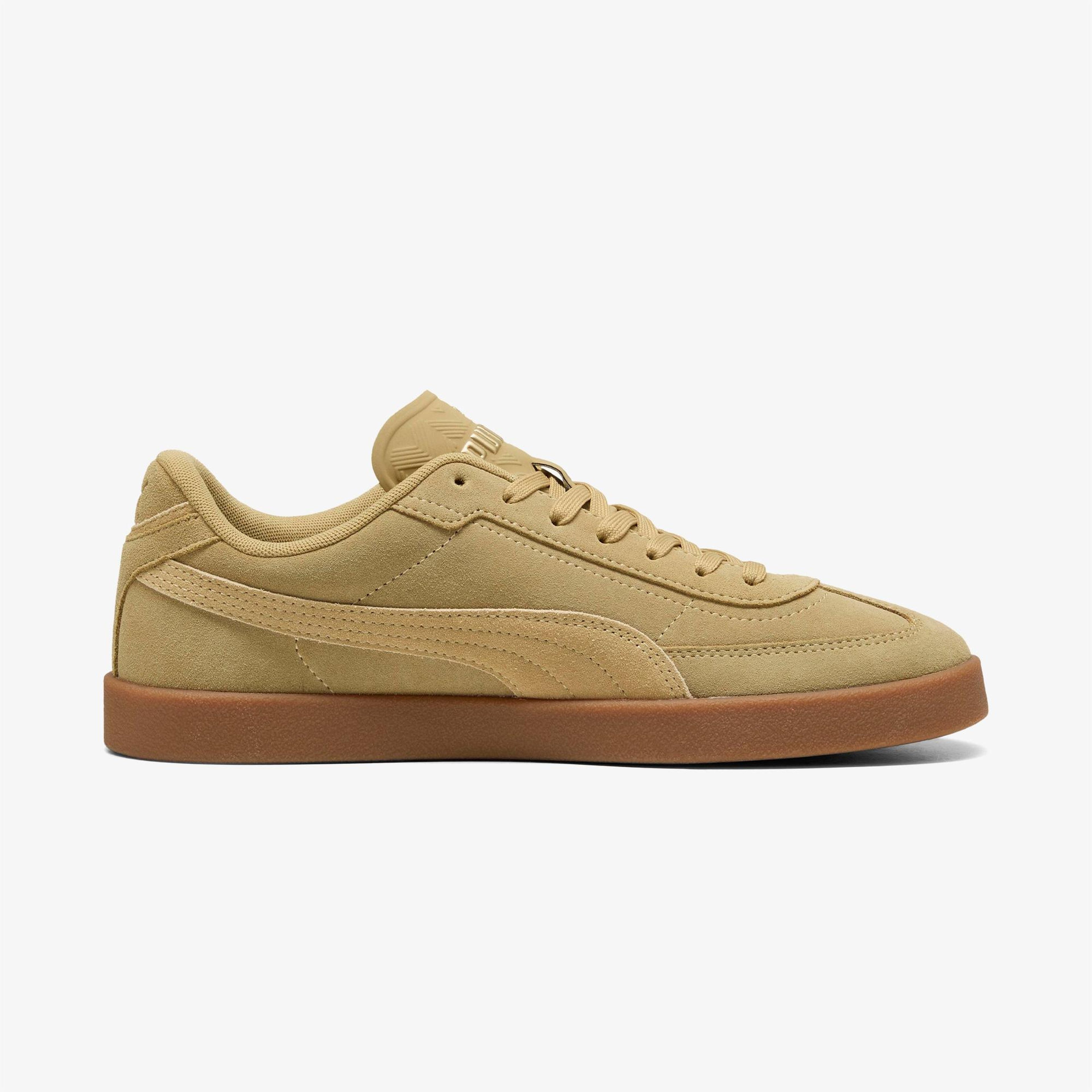 Puma Club II Era Suede Kadın Krem Spor Ayakkabı