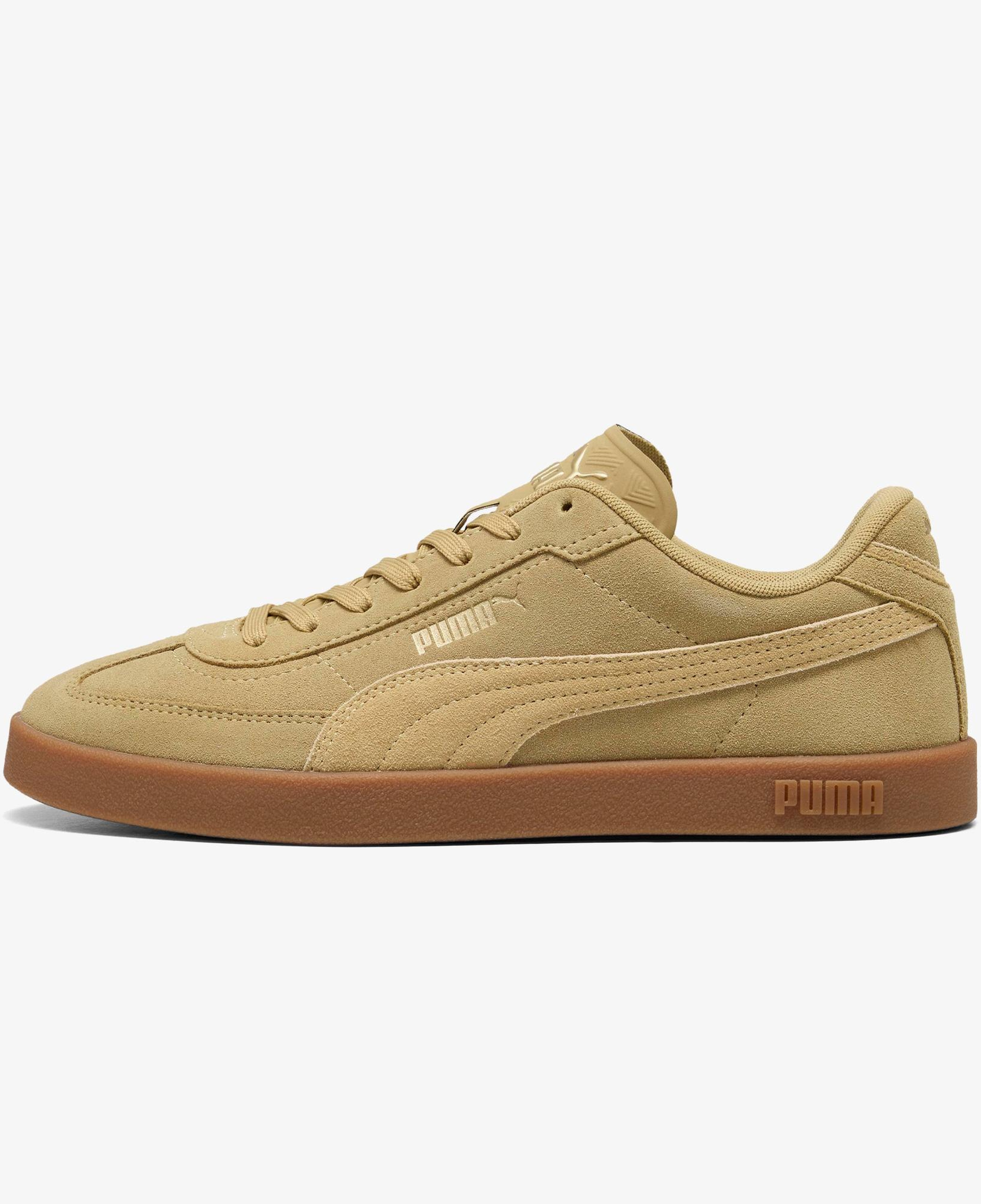 Puma Club II Era Suede Kadın Krem Spor Ayakkabı