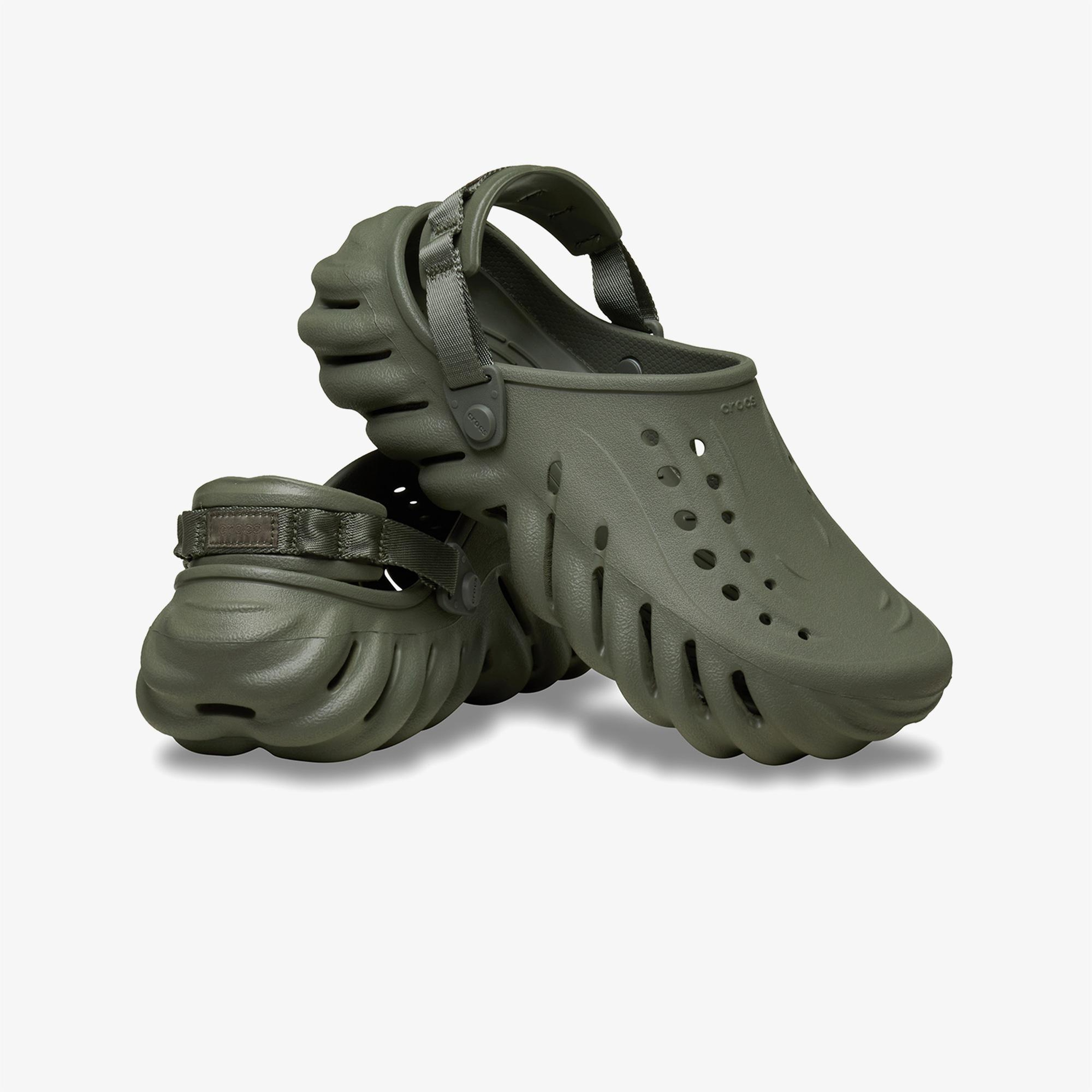 Crocs Echo Clog Erkek Yeşil Sandalet