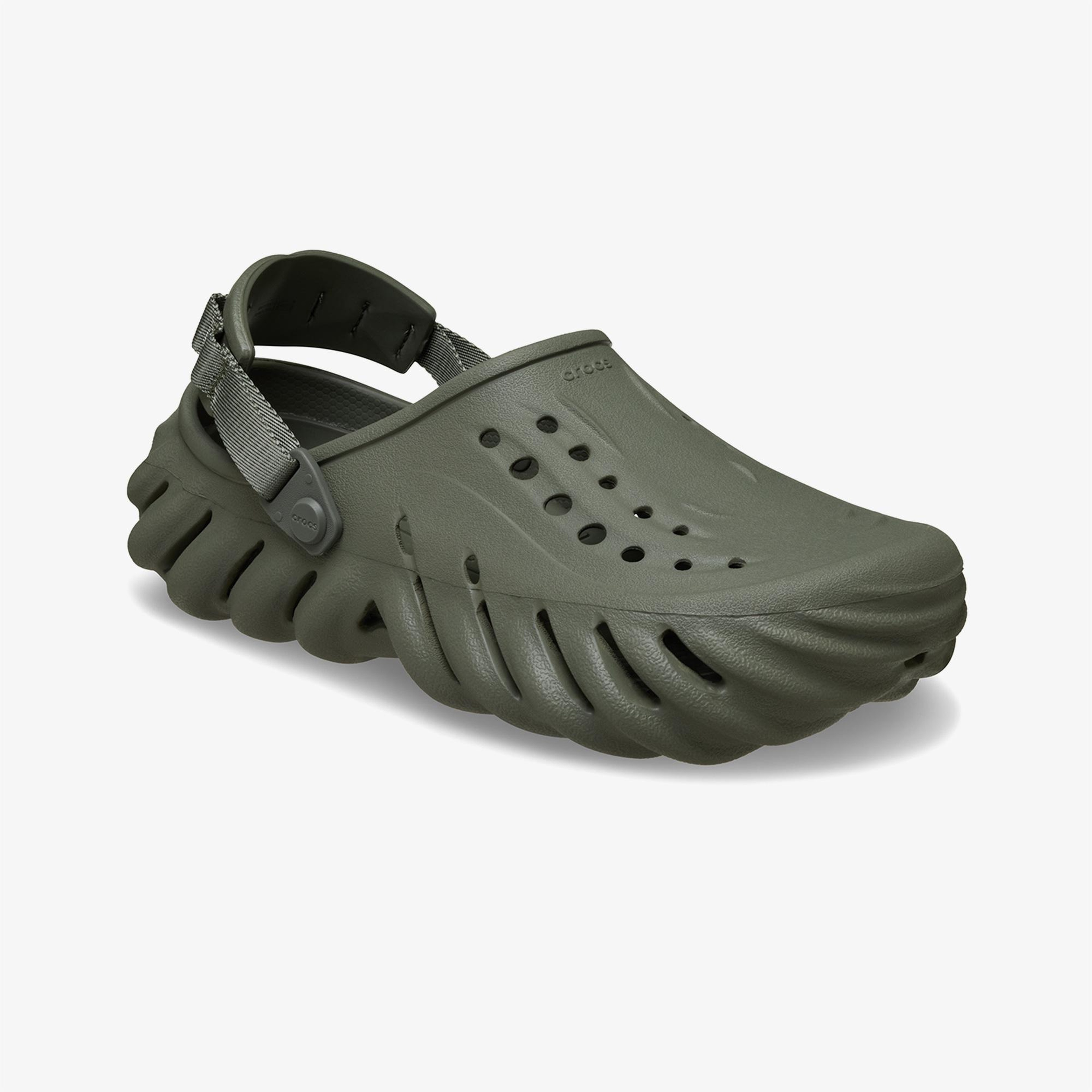 Crocs Echo Clog Erkek Yeşil Sandalet