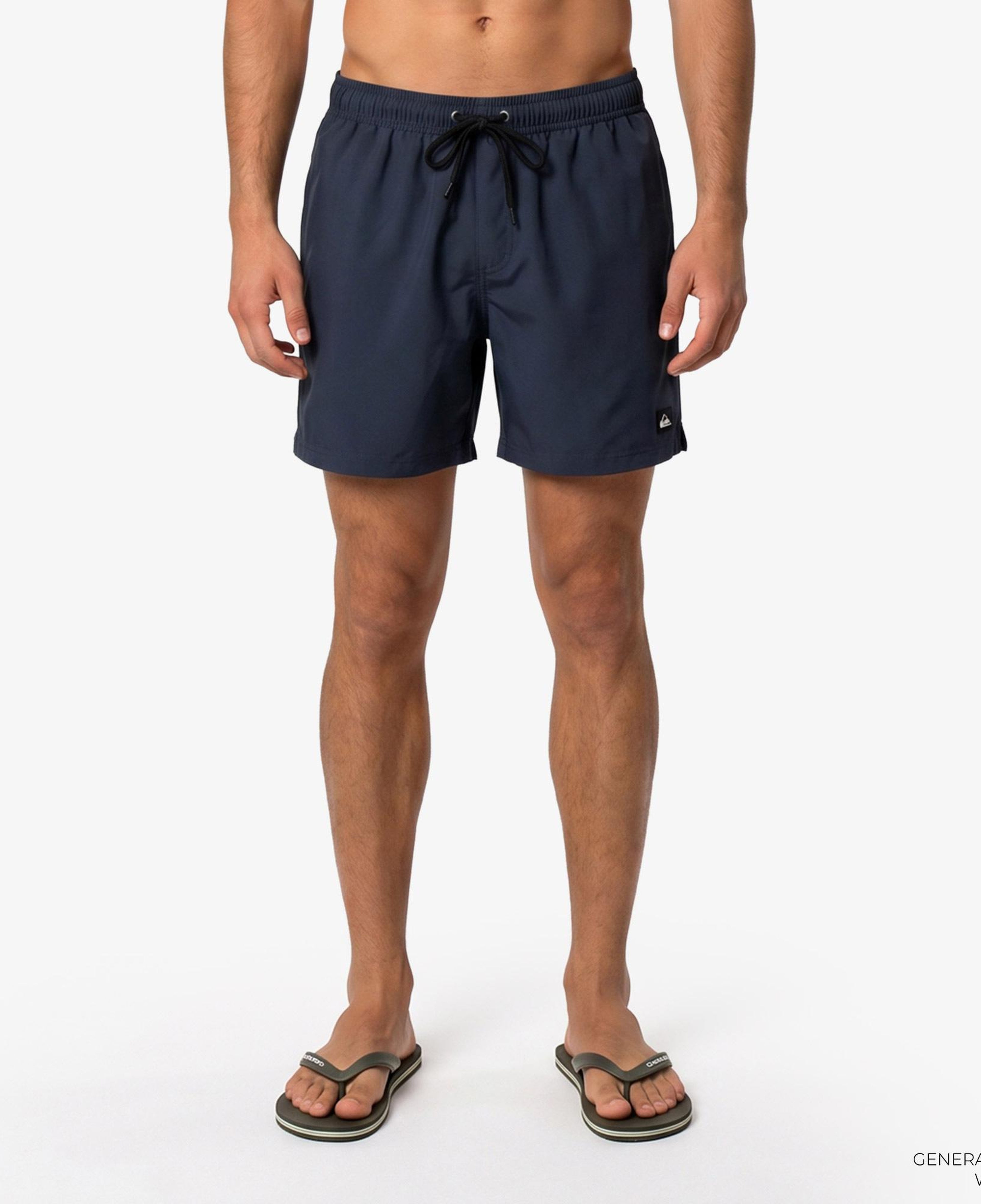 Quiksilver Everyday Solid Volley 15 Erkek Lacivert Deniz Şortu