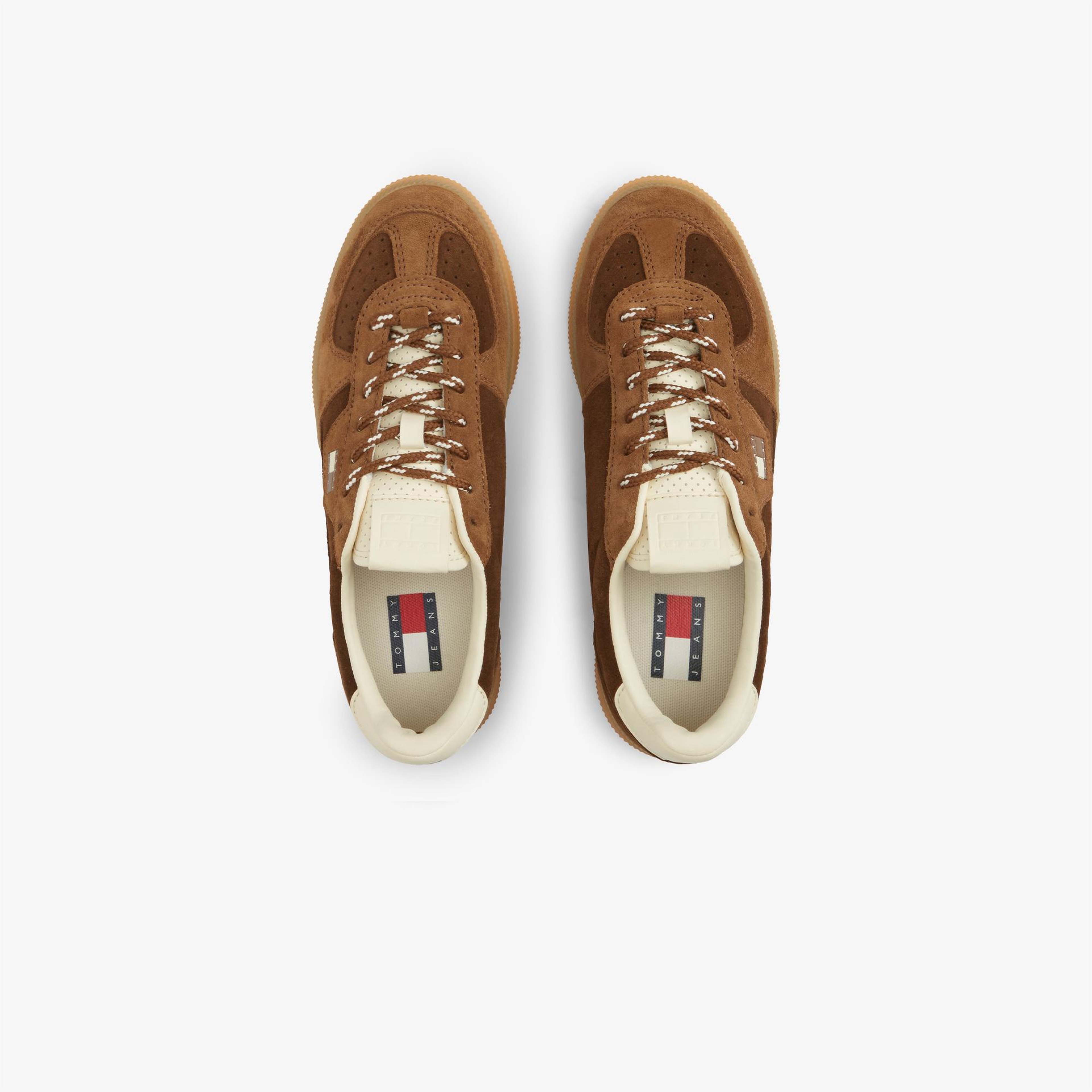 Tommy Hilfiger The Greenwich Edge Suede Kadın Haki Spor Ayakkabı