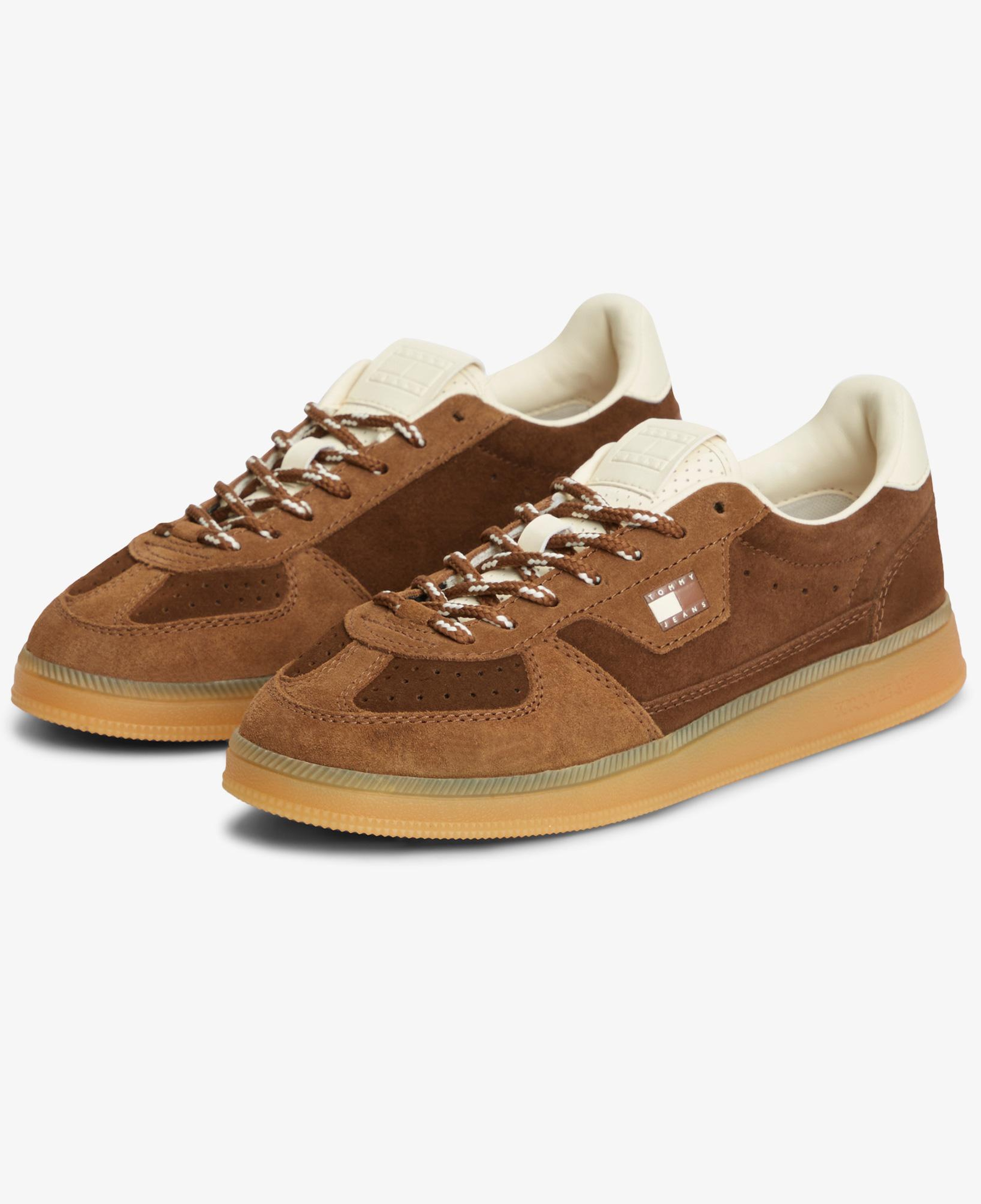 Tommy Hilfiger The Greenwich Edge Suede Kadın Haki Spor Ayakkabı