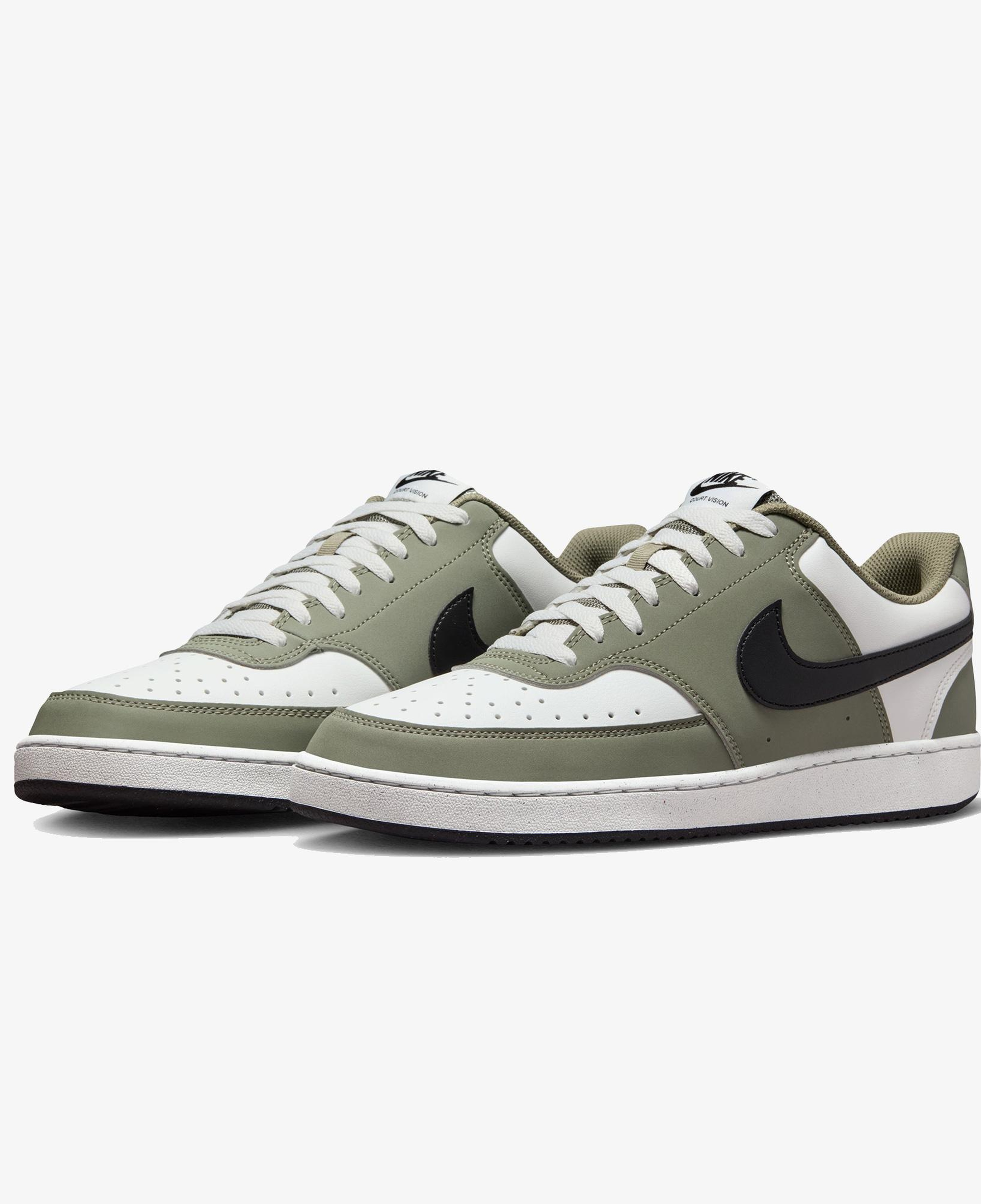 Nike Court Vision Low Erkek Yeşil Spor Ayakkabı
