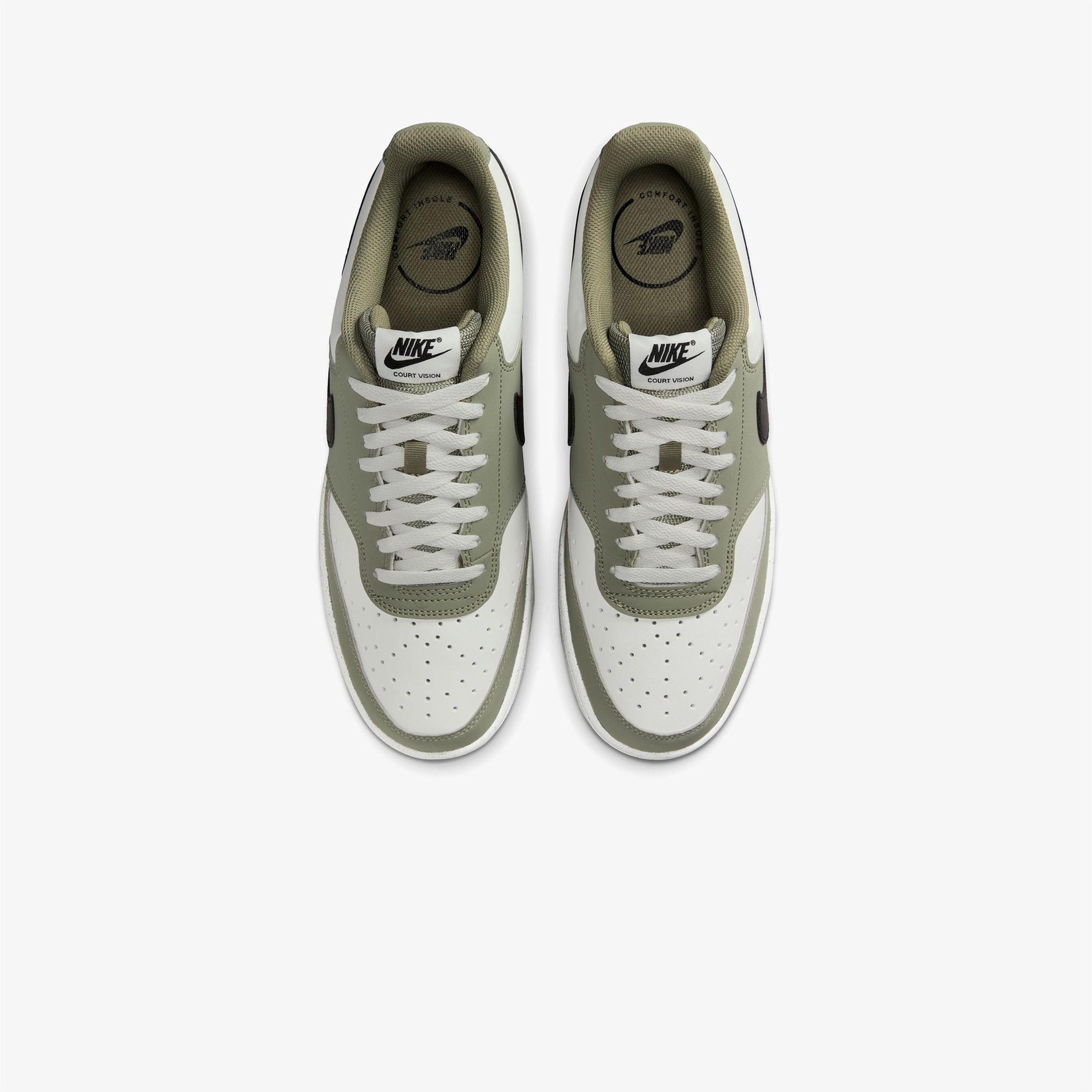 Nike Court Vision Low Erkek Yeşil Spor Ayakkabı