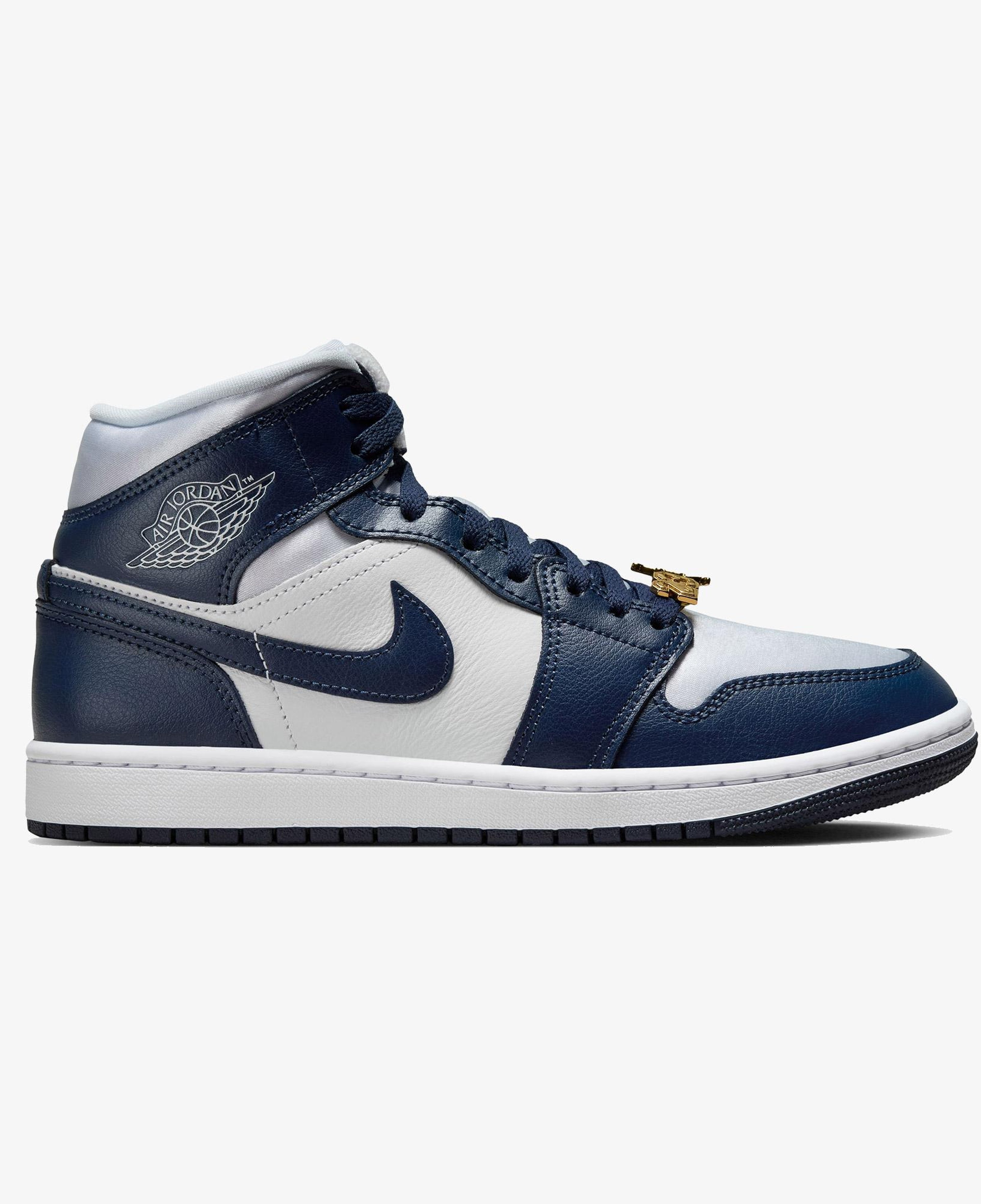 Jordan Air 1 Mid SE Kadın Lacivert Spor Ayakkabı