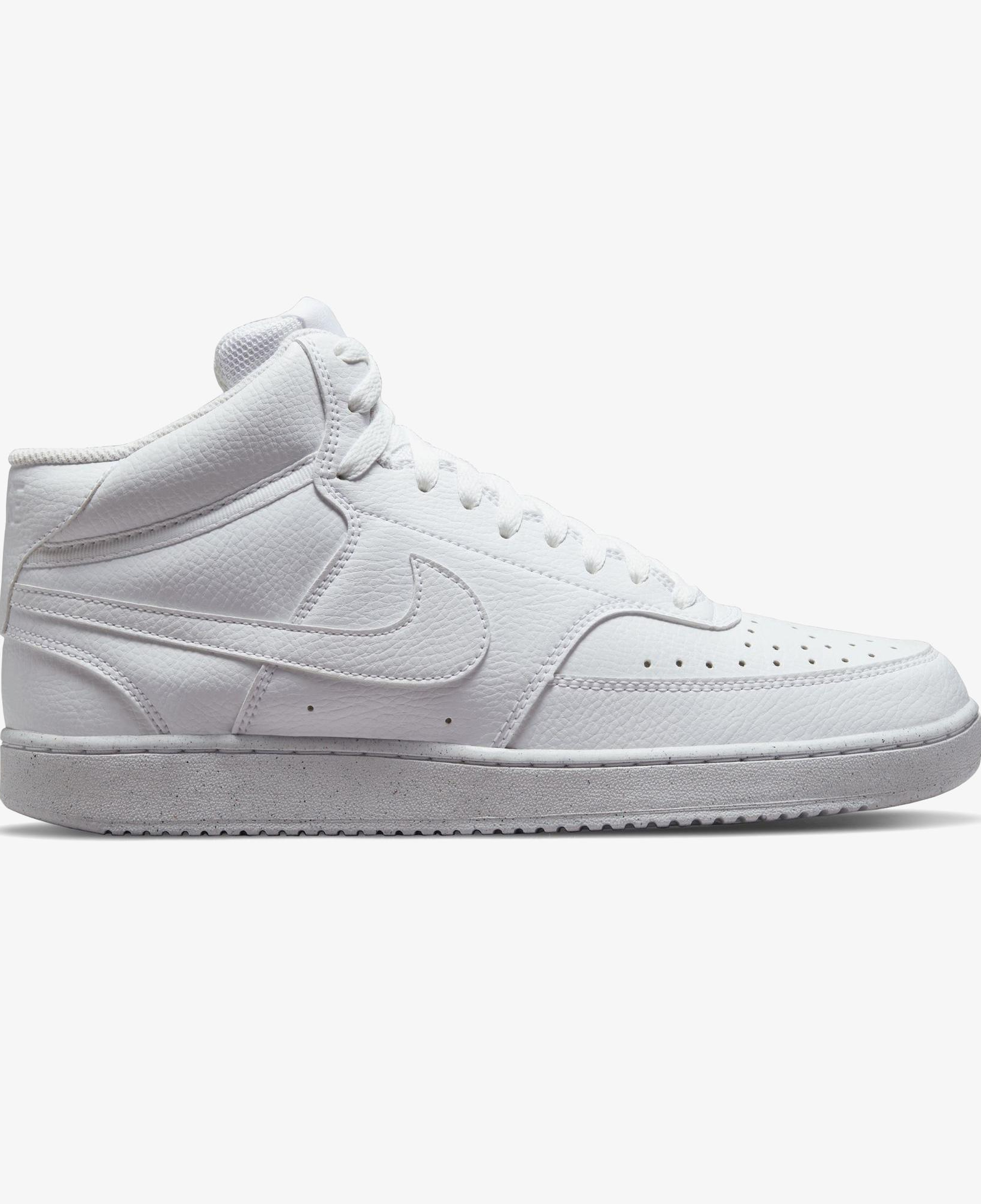 Nike Court Vision Mid Next Nature Erkek Beyaz Spor Ayakkabı