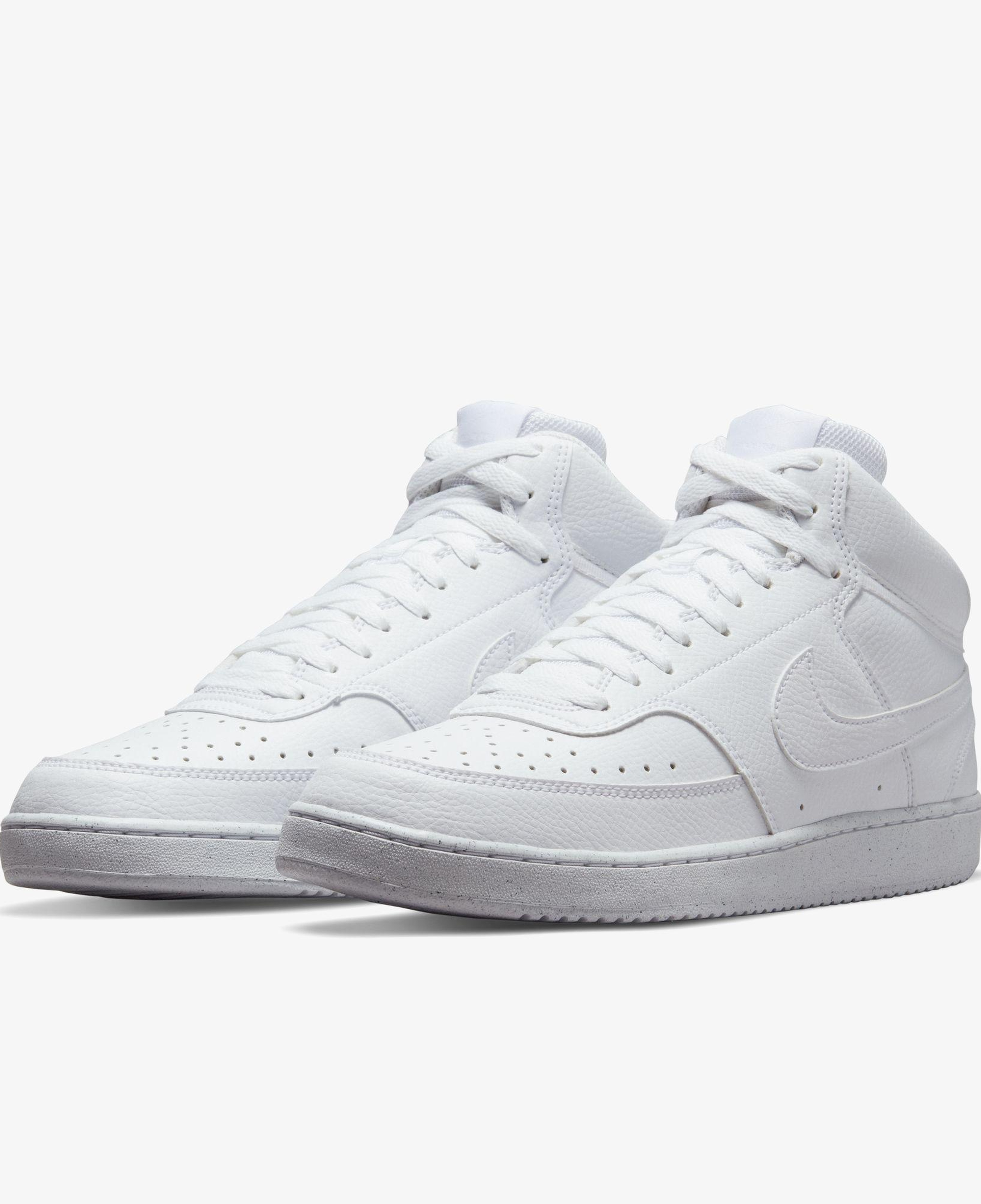Nike Court Vision Mid Next Nature Erkek Beyaz Spor Ayakkabı
