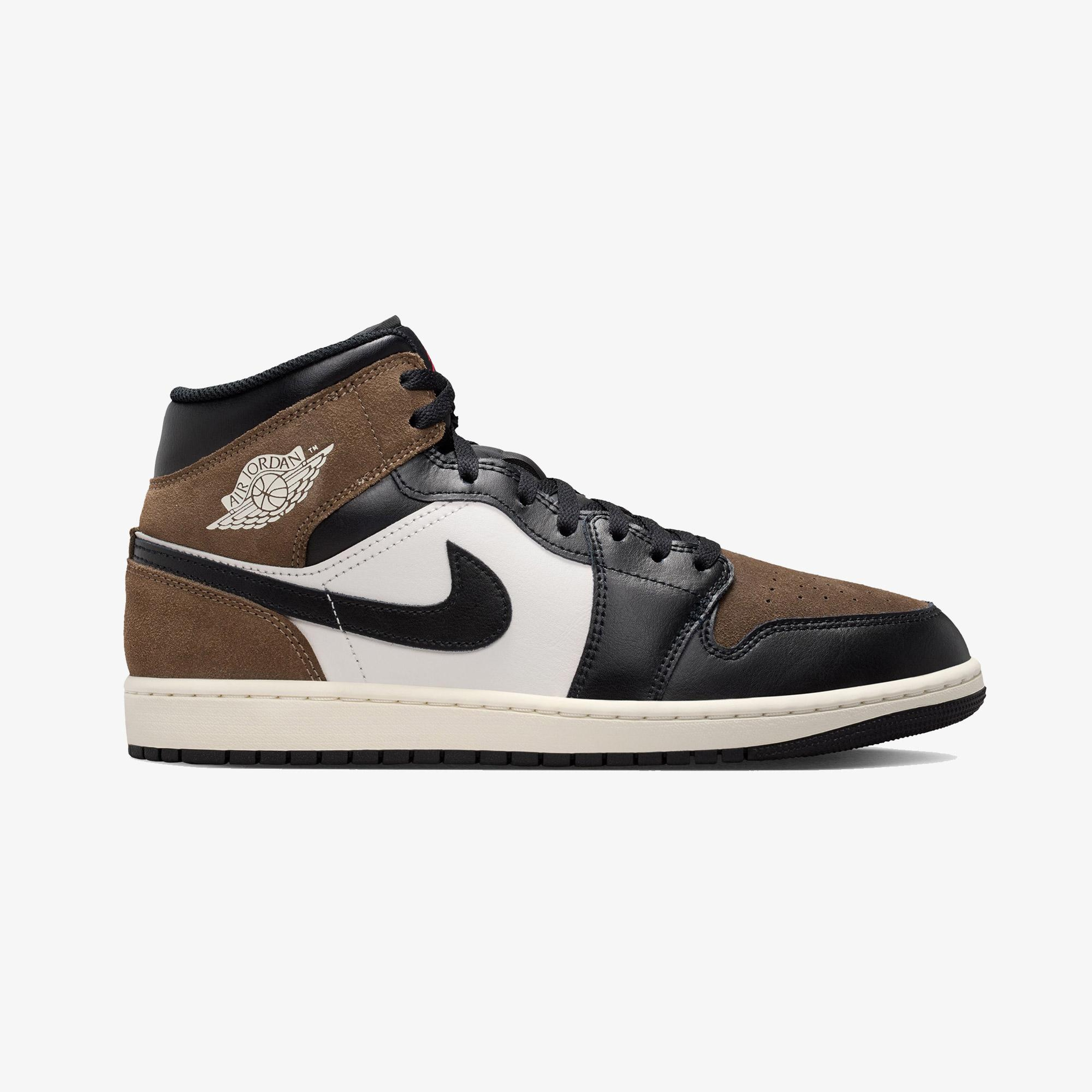 Jordan Air 1 Mid Erkek Kahverengi Spor Ayakkabı