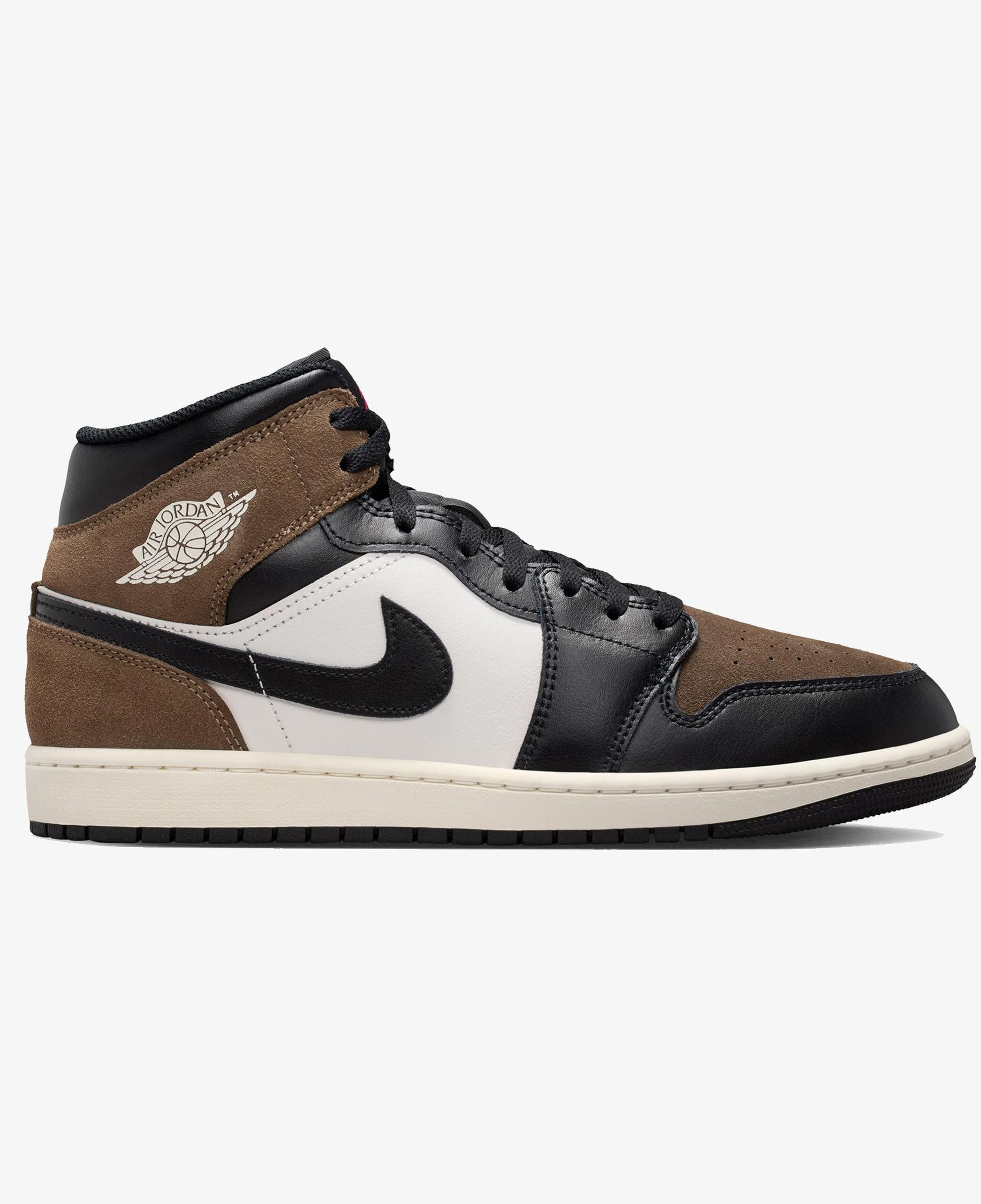 Jordan Air 1 Mid Erkek Kahverengi Spor Ayakkabı